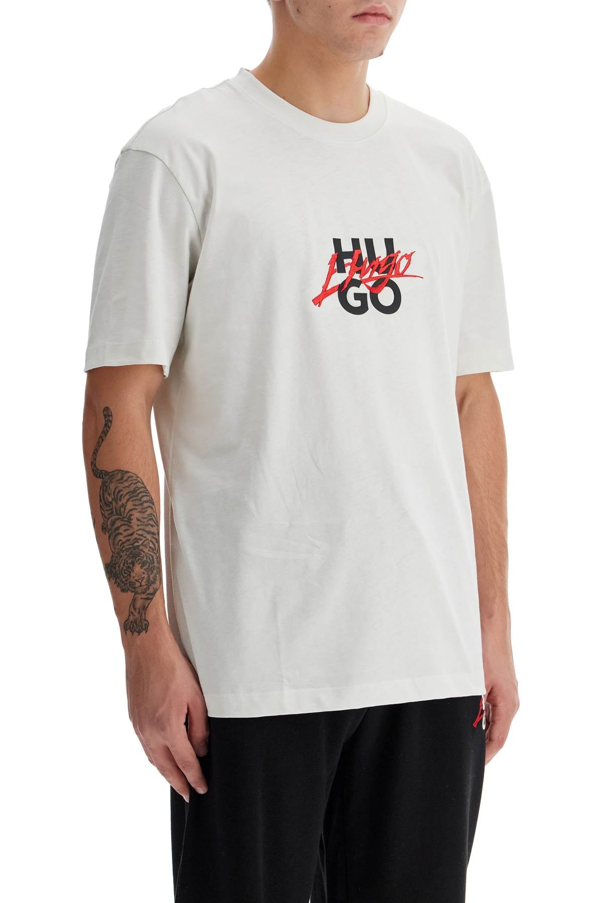 Hugo Logo Crewneck T-Shirt