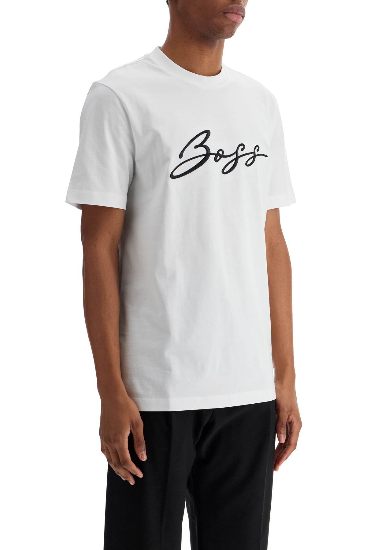 Boss Embroidered T-Shirt