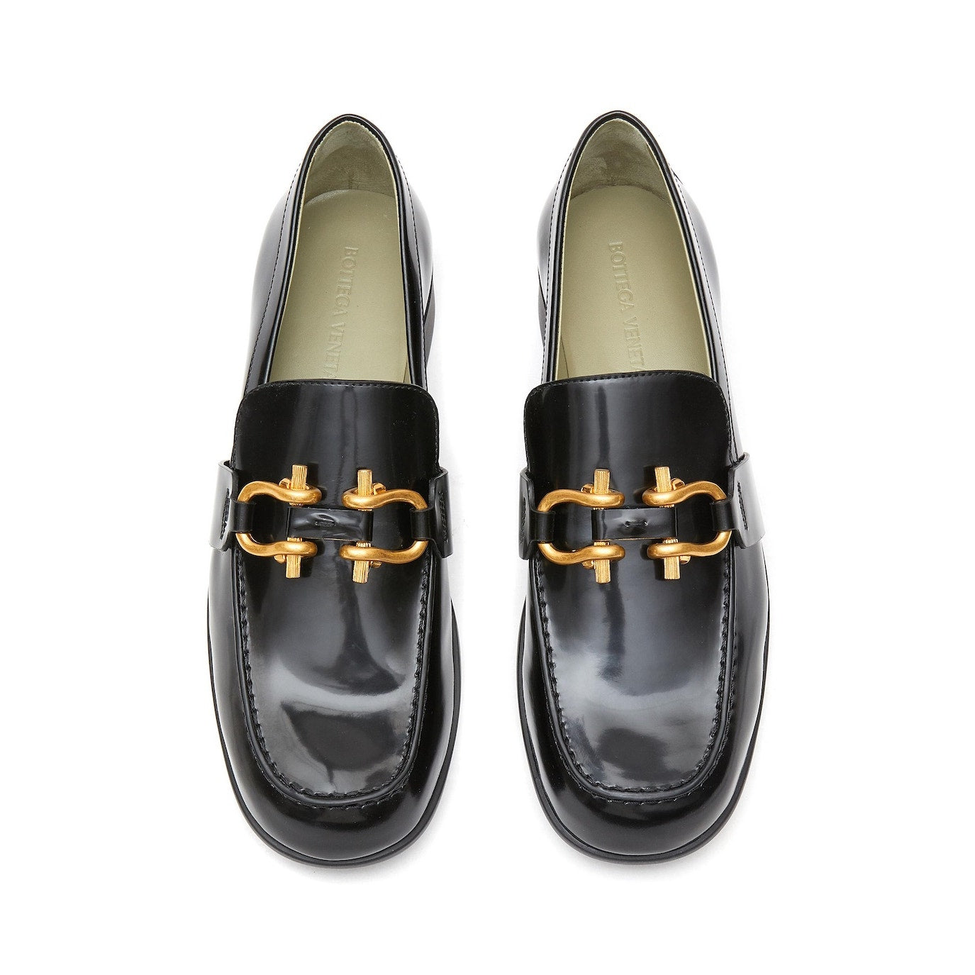 Bottega Veneta Madame Slip On Embellished Moccasin Loafer Flats