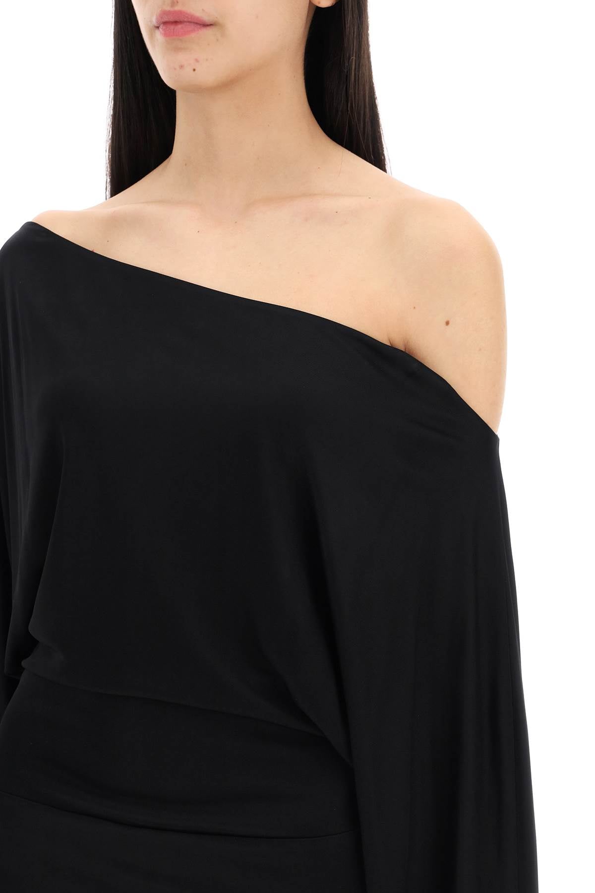 Khaite Off-Shoulder Maxi Dress