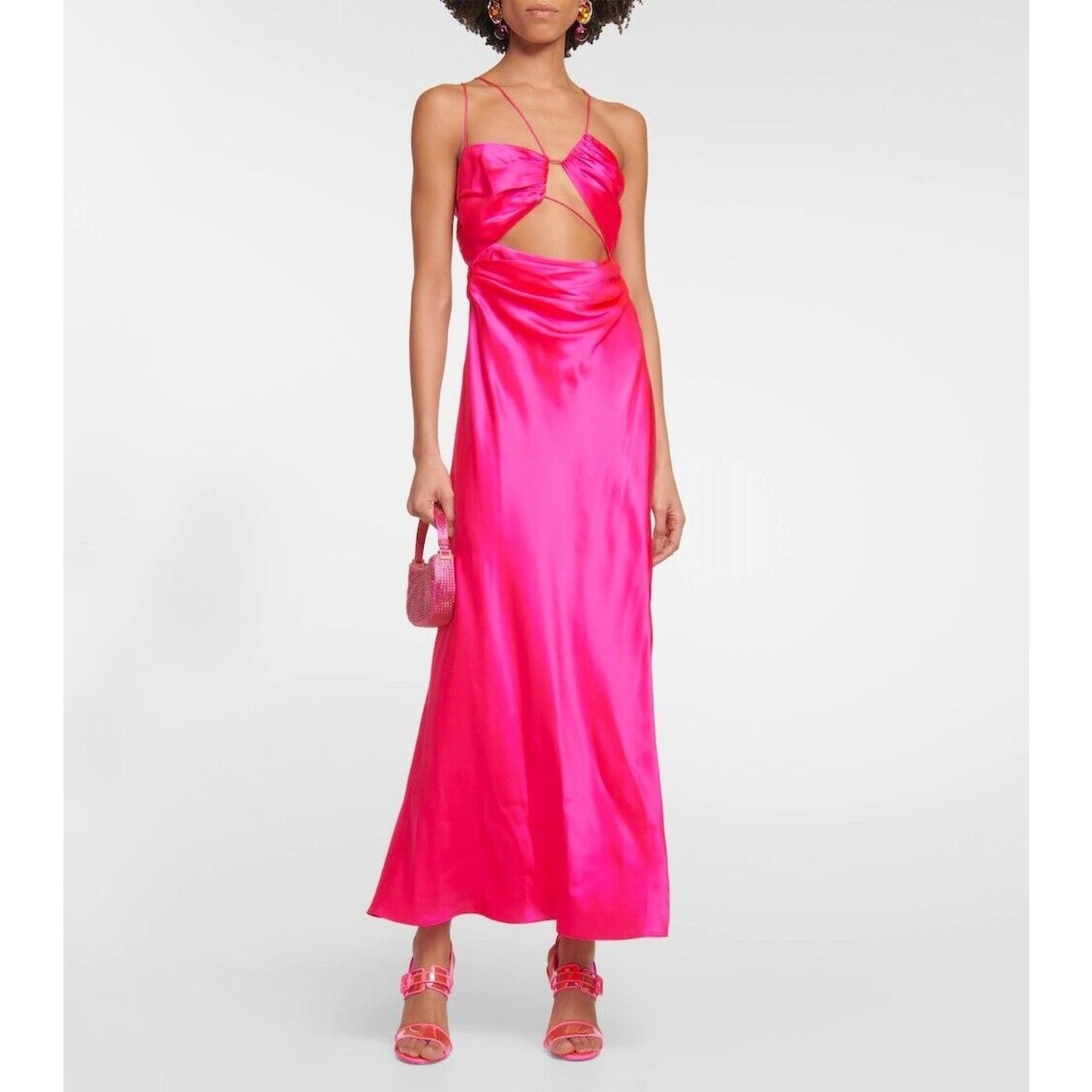 Christian Louboutin Duniss 100mm Leather and PVC Sandals