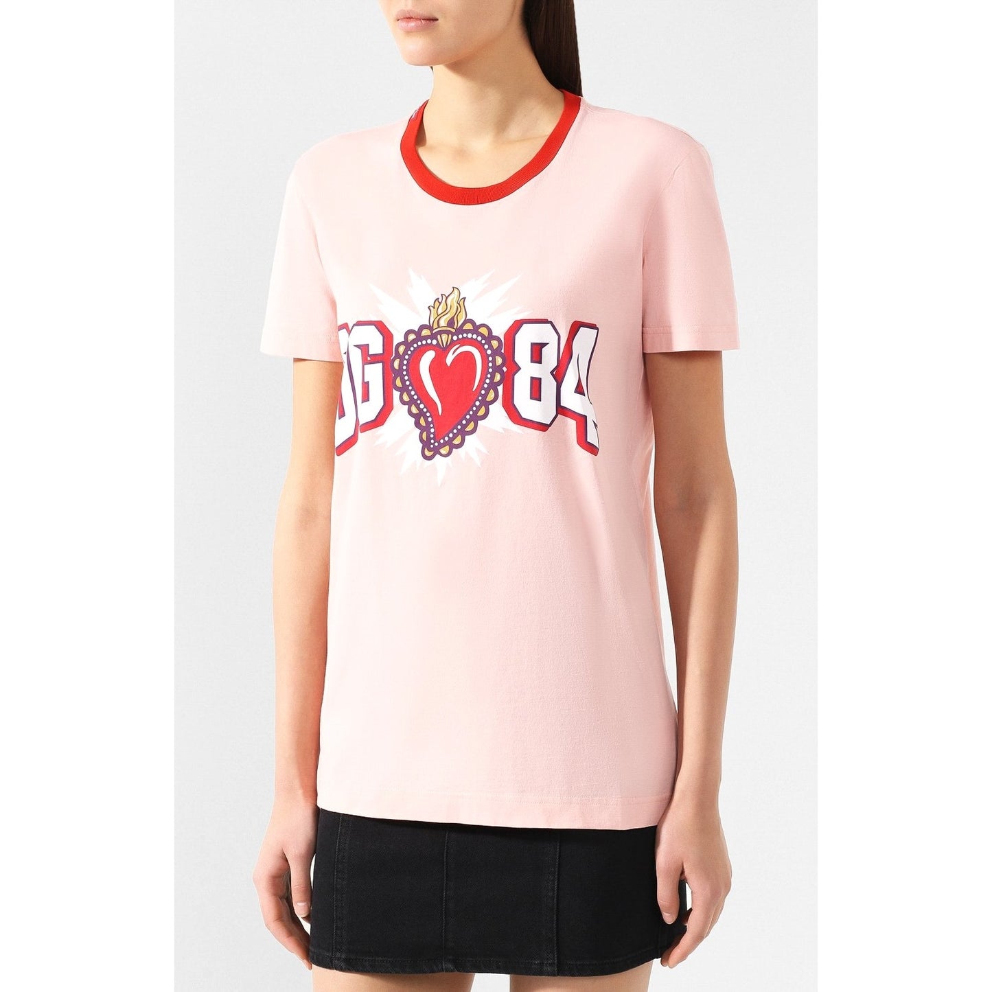 NWT Dolce & Gabbana DG 84 Sacred Heart Print T-Shirt
