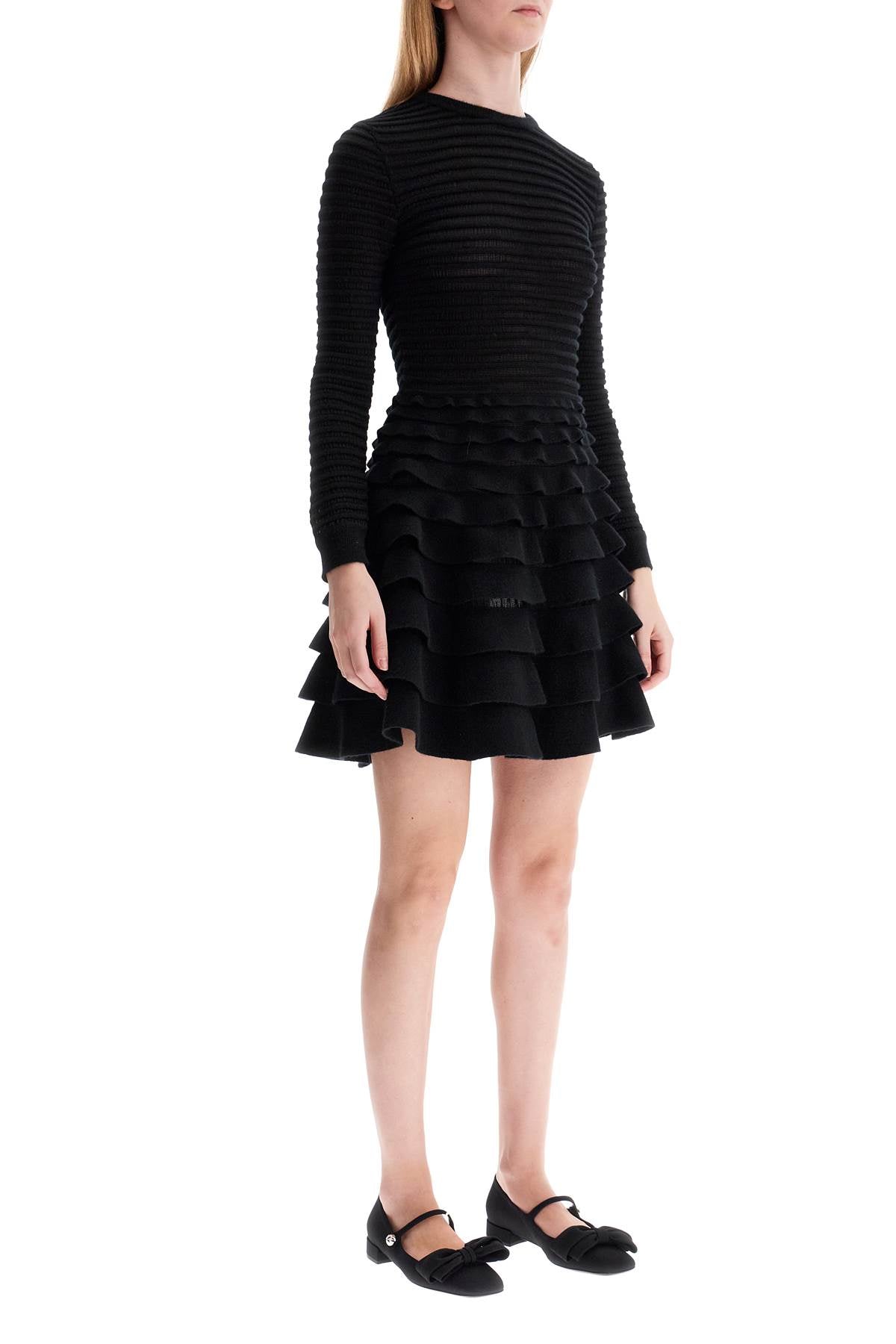 Valentino Garavani Mini Viscose And Wool Dress