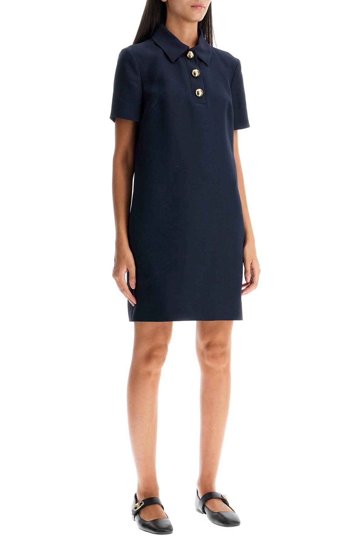 Valentino Garavani Short Crepe Couture Dress