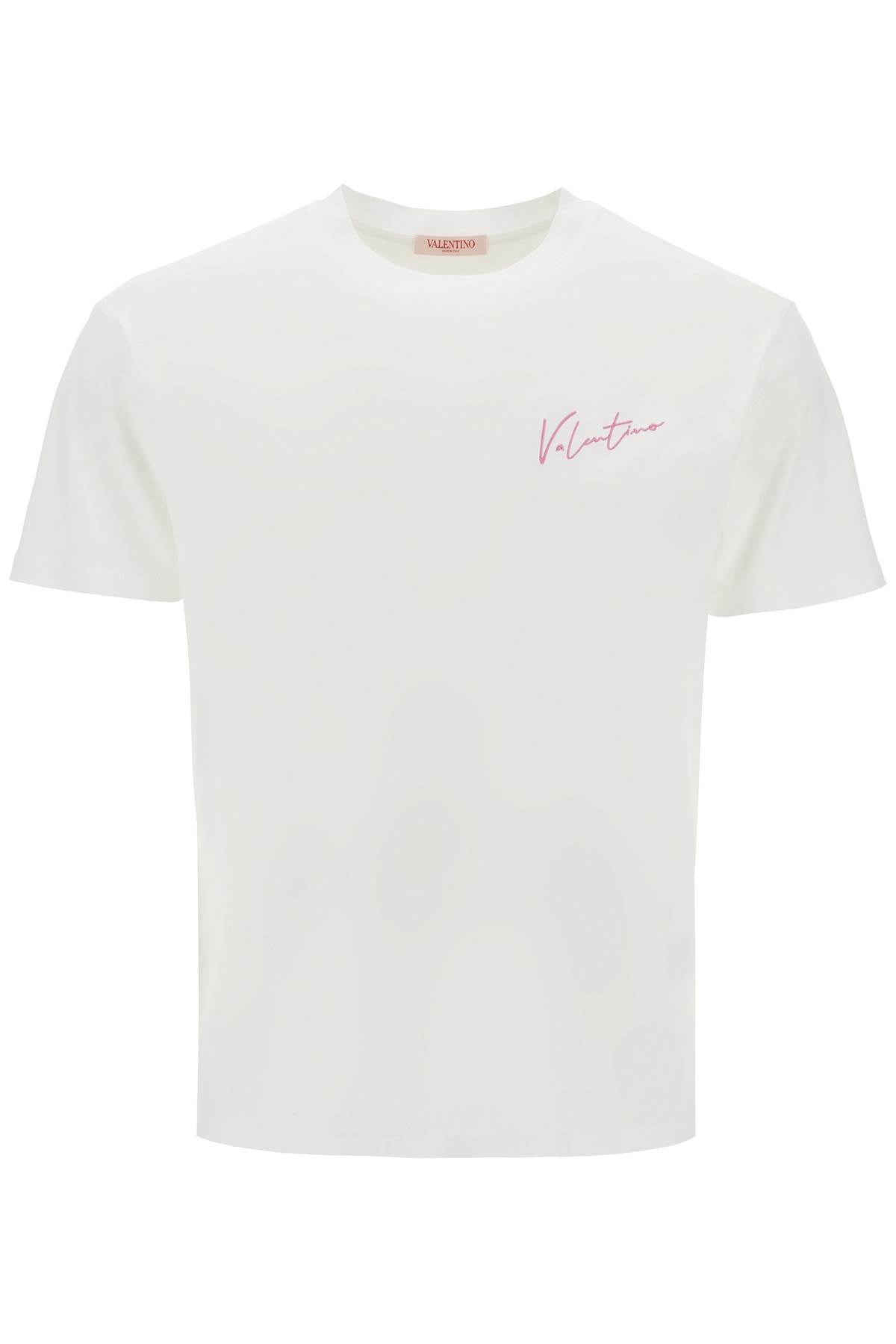 Valentino Garavani T-Shirt With Embroidery And Print Design