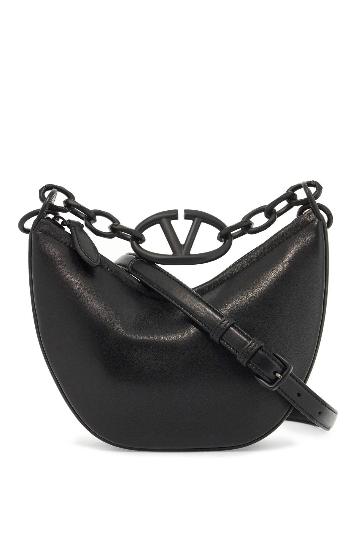 Valentino Garavani Mini Vlogo Moon Hobo Bag In