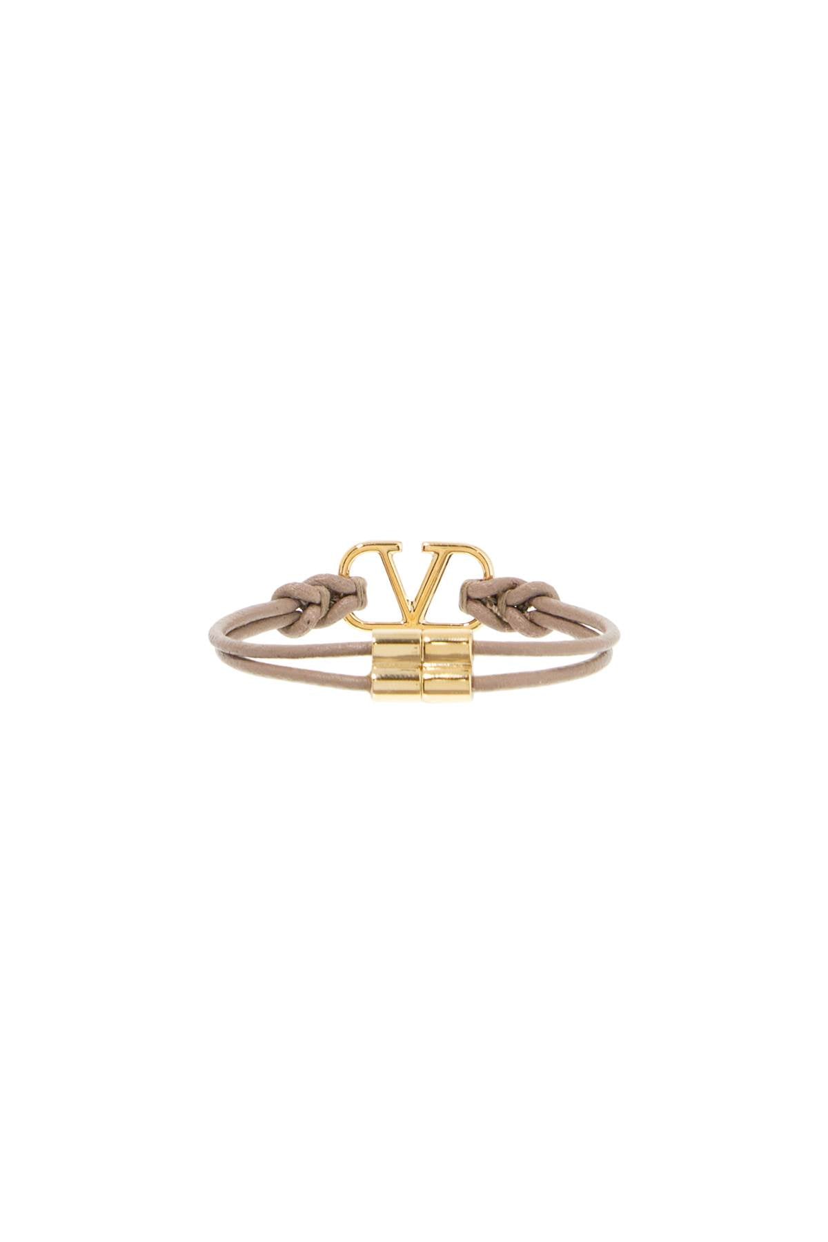 Valentino Garavani Leather Vlogo Signature Bracelet