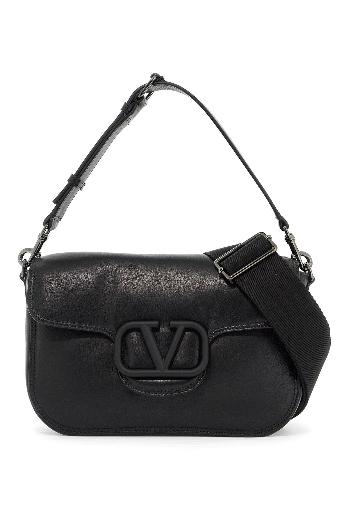 Valentino Garavani Vlogo Signature Shoulder Bag In Nappa Leather