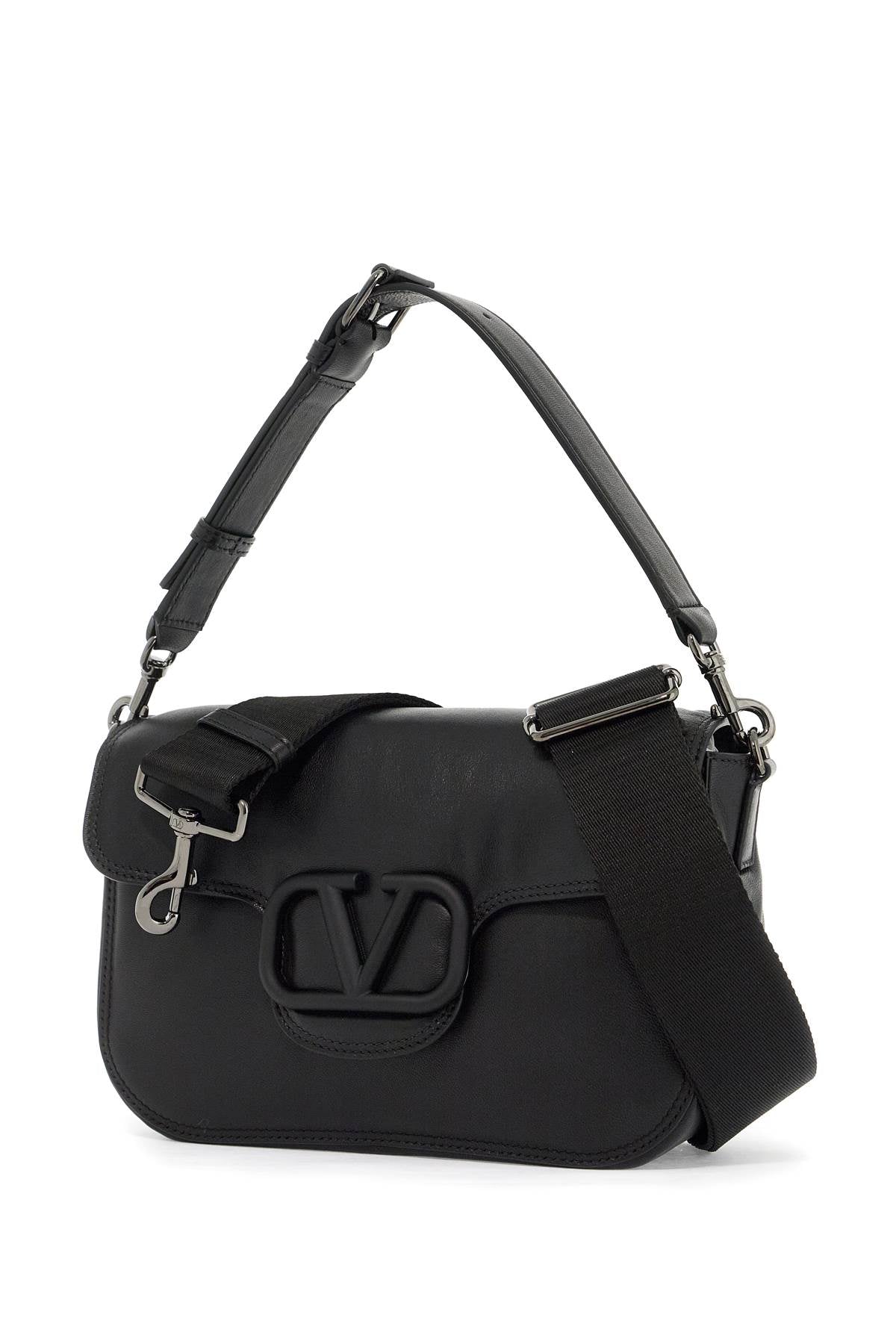 Valentino Garavani Vlogo Signature Shoulder Bag In Nappa Leather