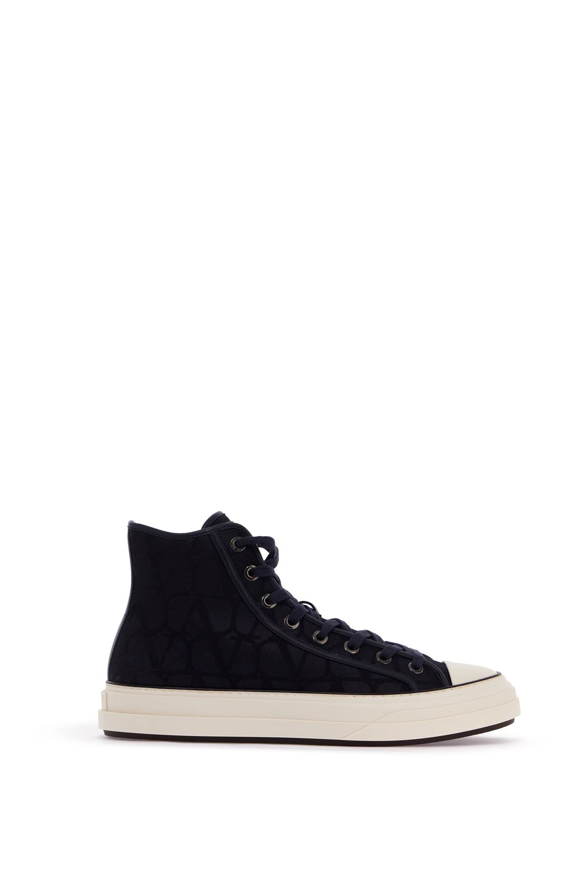 Valentino Garavani Totaloop Toile Iconographe High-Top Sneakers