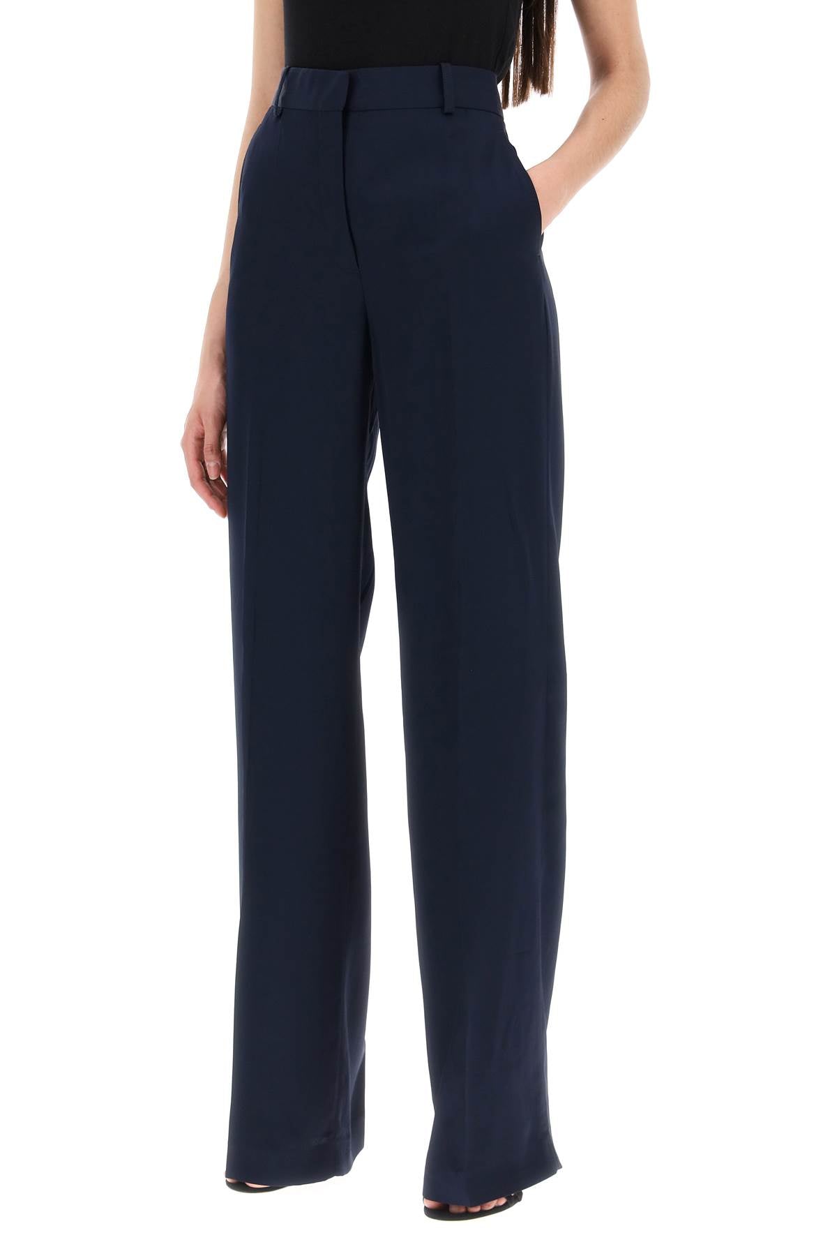 Stella Mccartney Crepe Palazzo Pants In