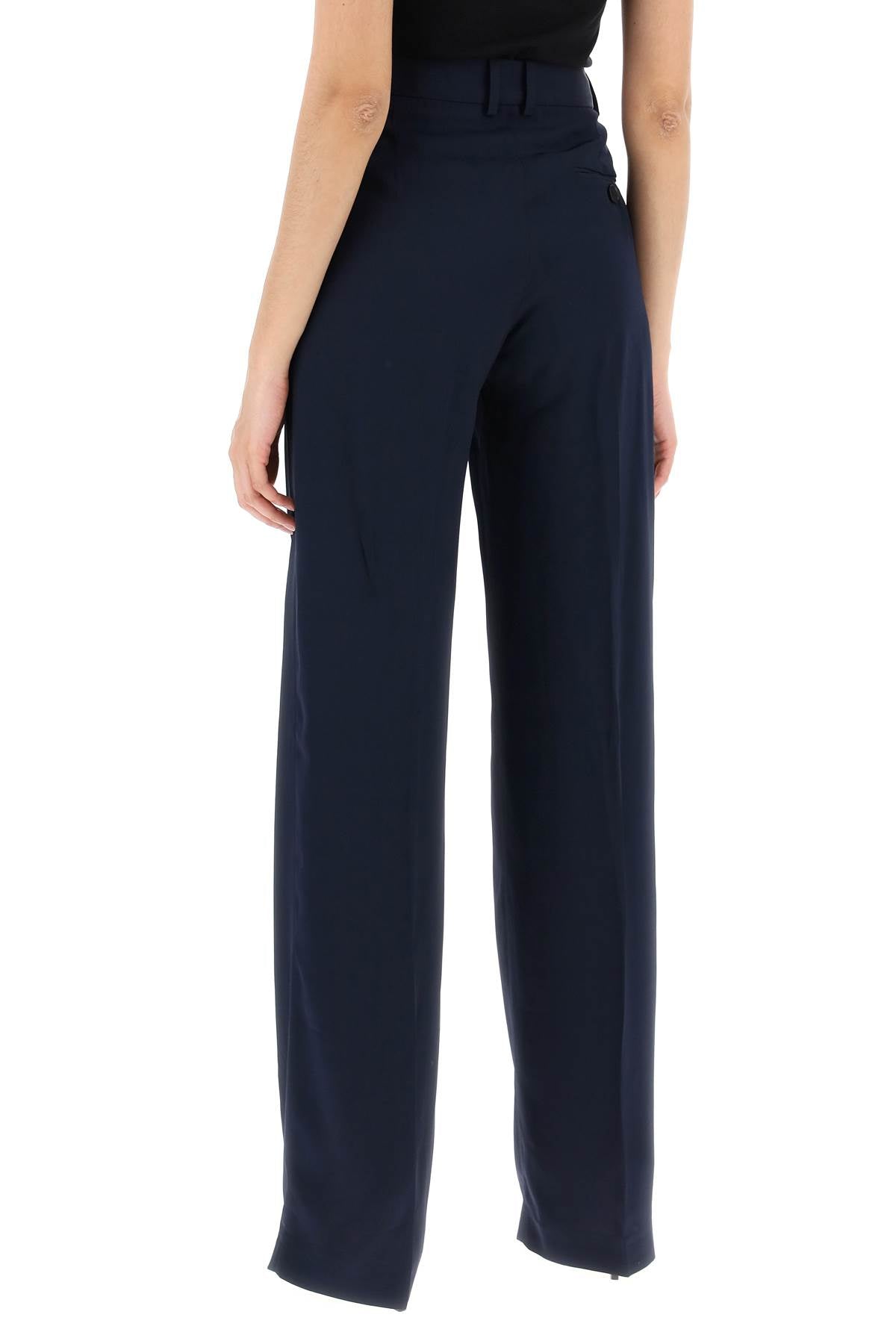 Stella Mccartney Crepe Palazzo Pants In