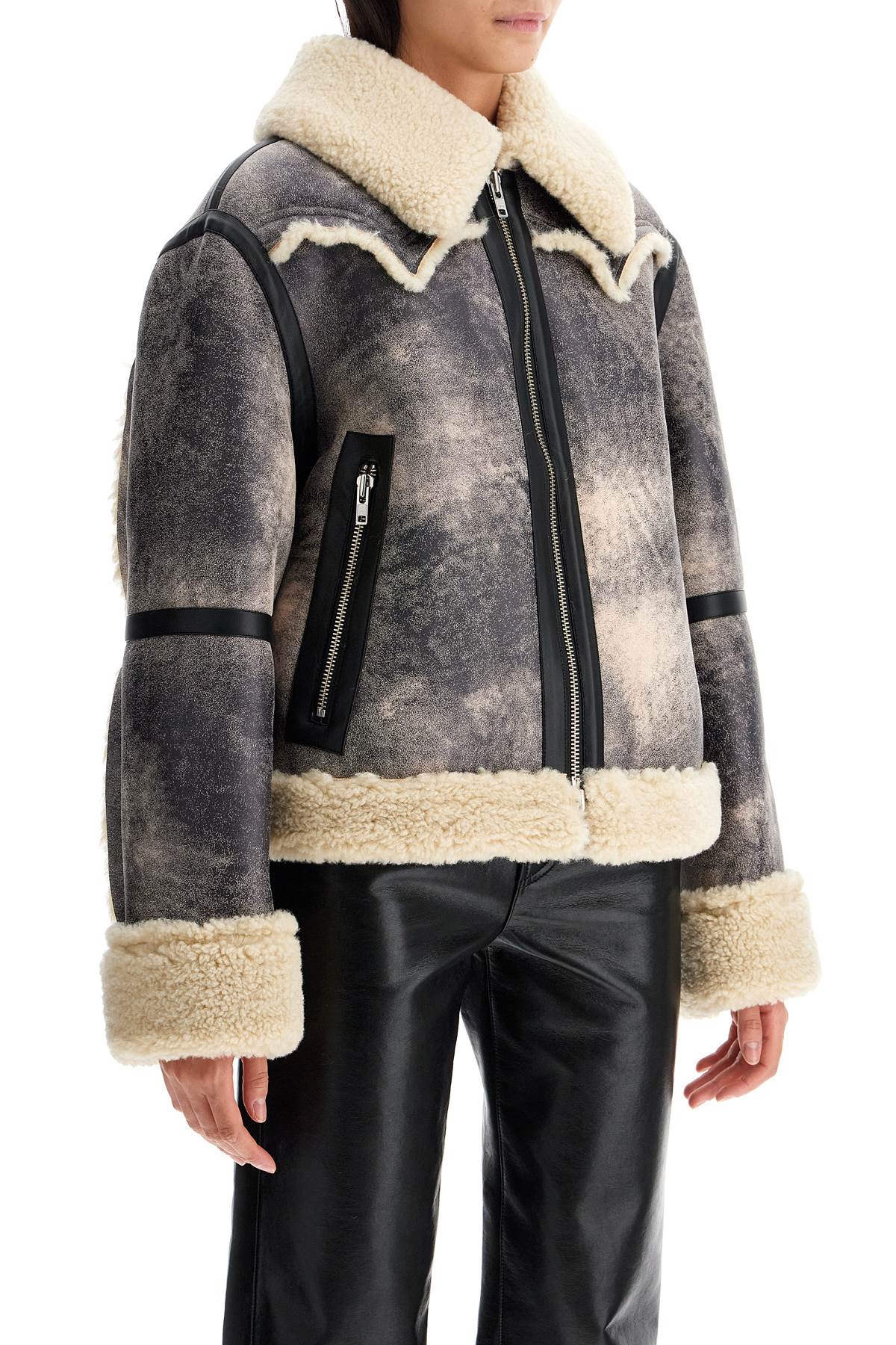 Stand Studio Lessie Faux Shearling Jacket