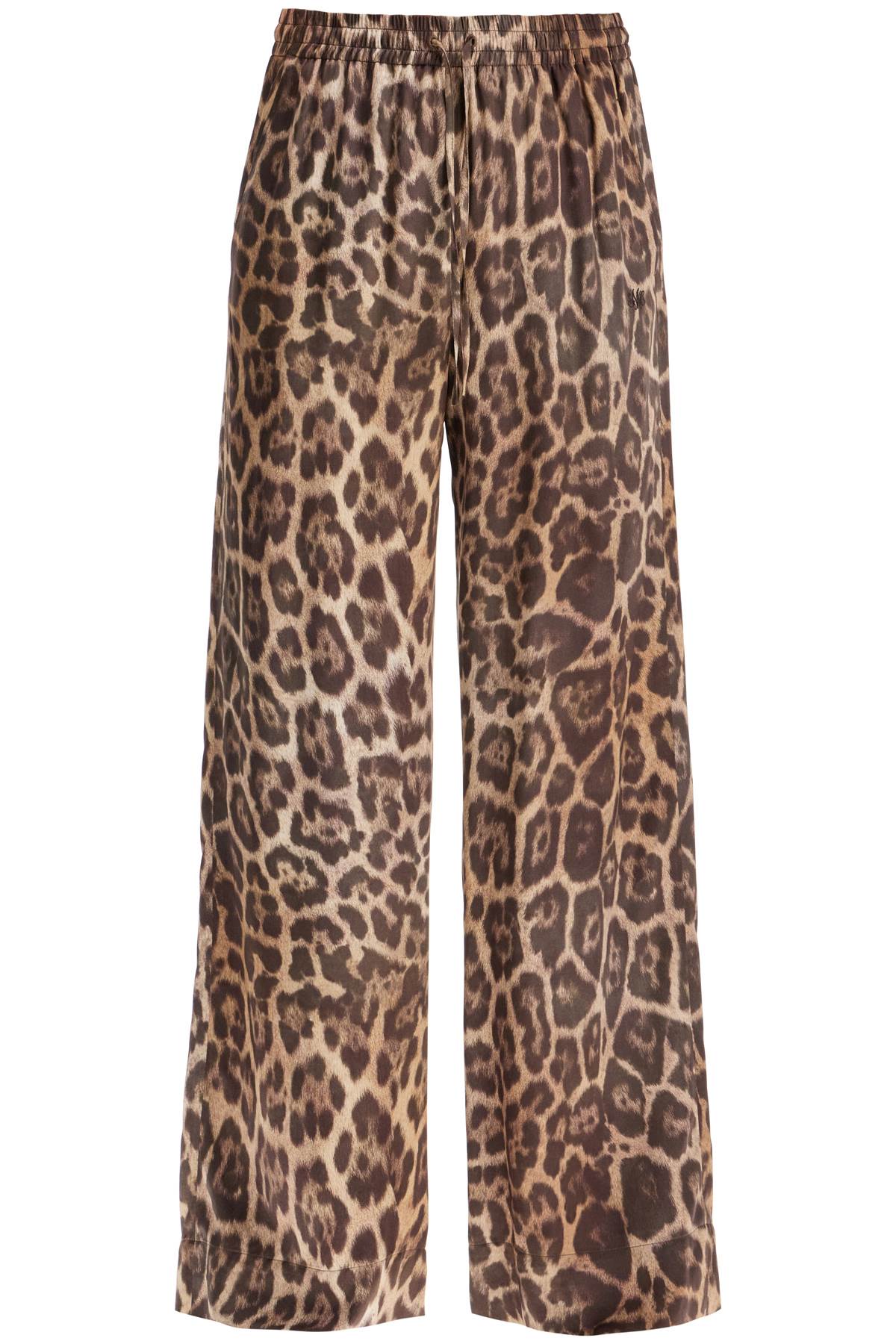 STELLA McCARTNEY Pantaloni Stile Pigiama Animalier