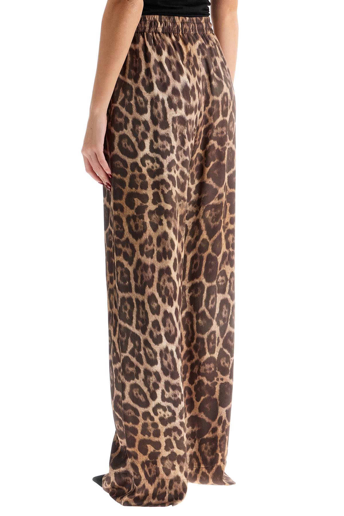 STELLA McCARTNEY Pantaloni Stile Pigiama Animalier