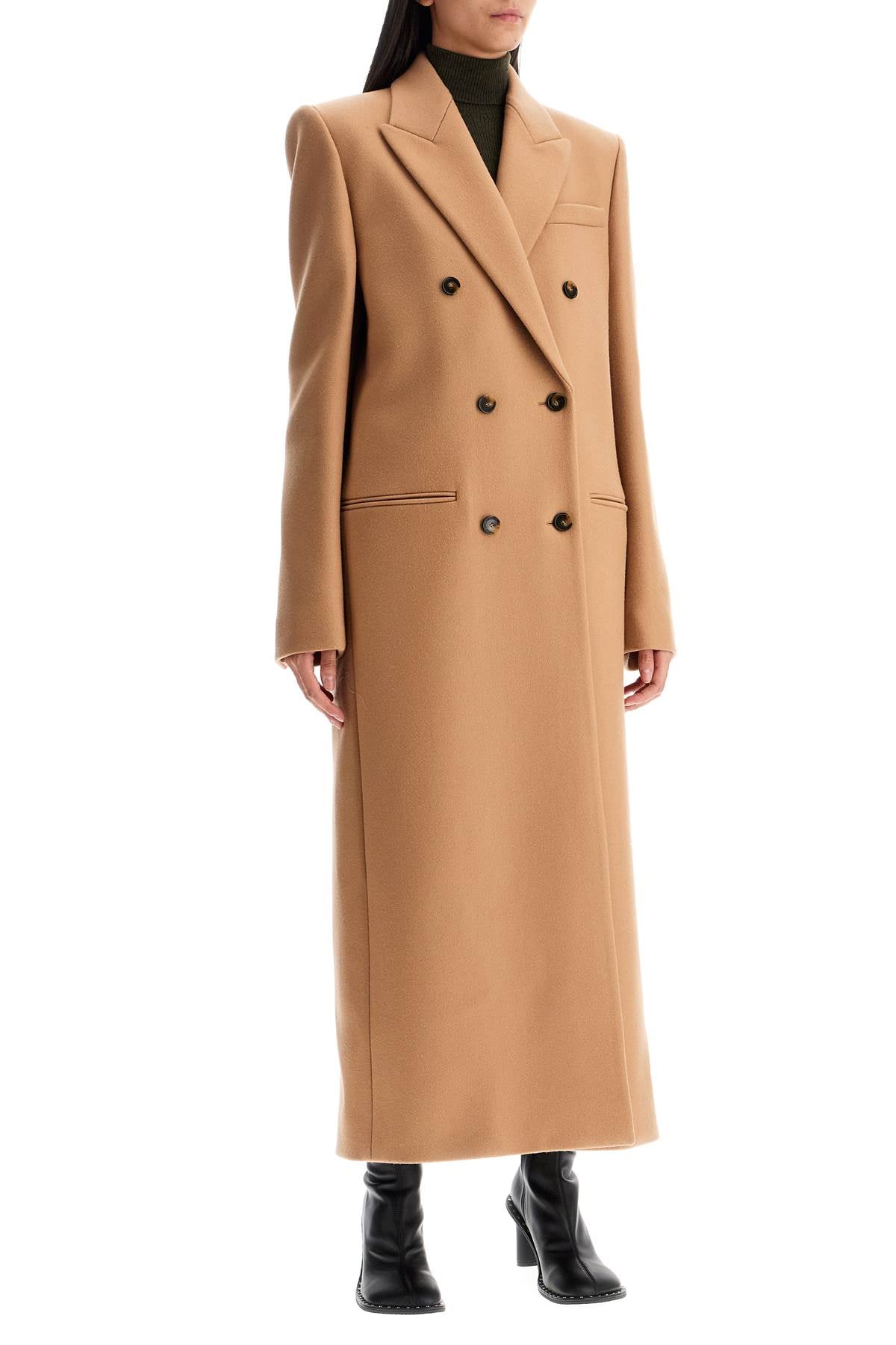 Stella Mccartney Long Double-Breasted Coat