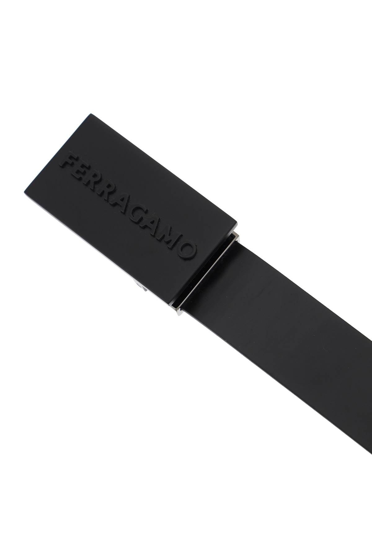 Ferragamo Reversible Plate Buckle Belt