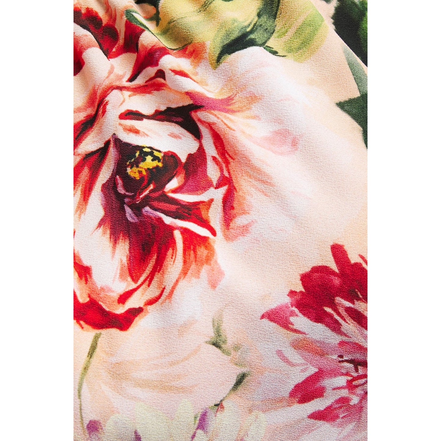 NWT Dolce & Gabbana Lace Trimmed Floral Crepe Mini Dress Multi IT 40 / S