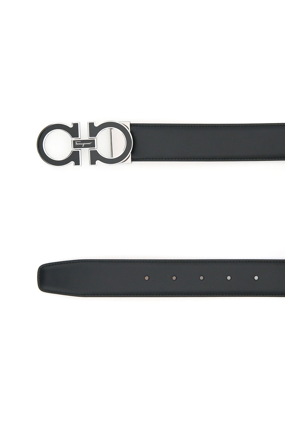 Ferragamo Gancini Leather Belt