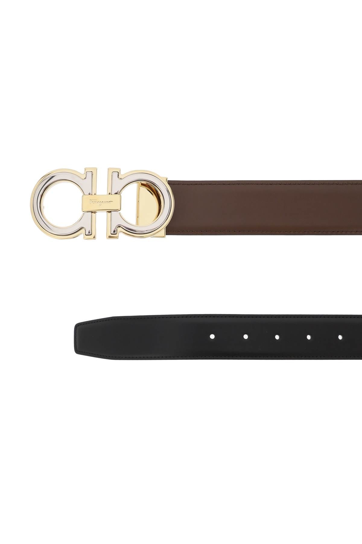 Ferragamo Reversible Gancini Buckle Belt