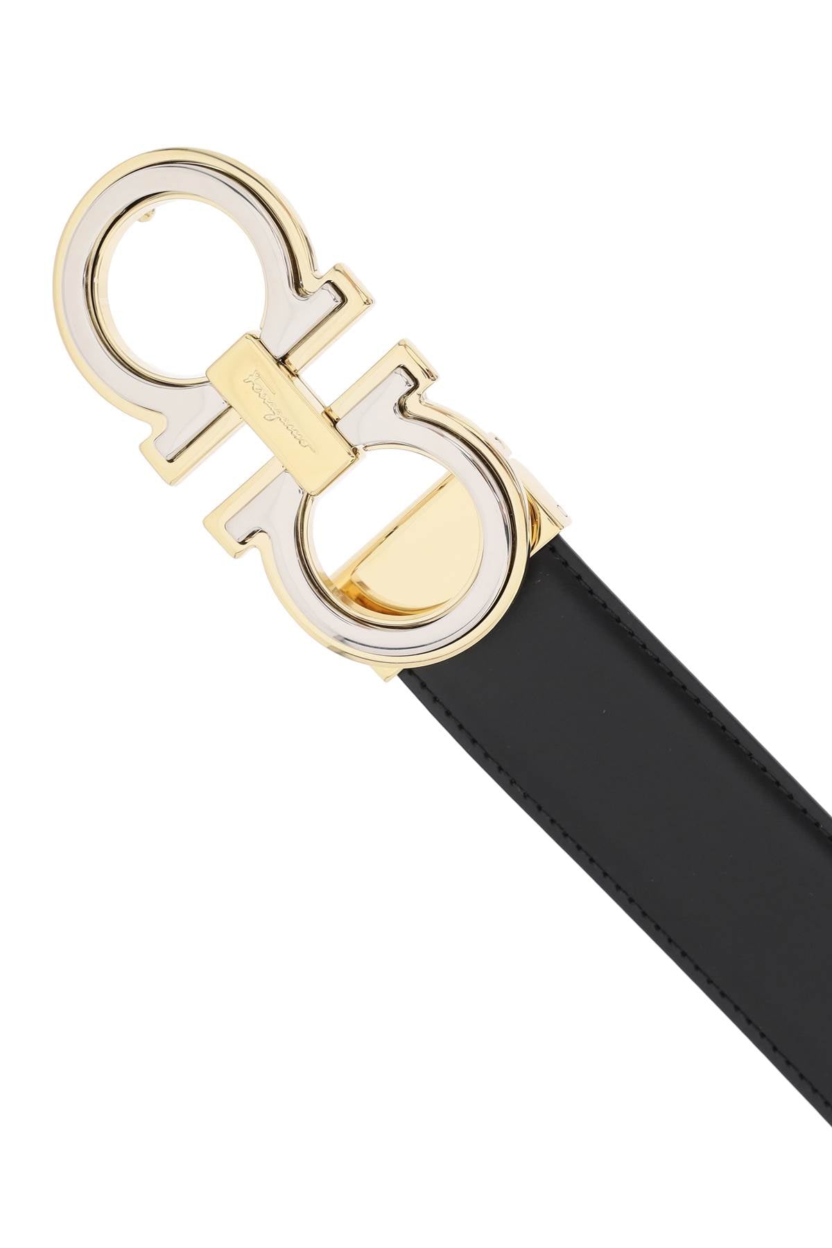 Ferragamo Reversible Gancini Buckle Belt