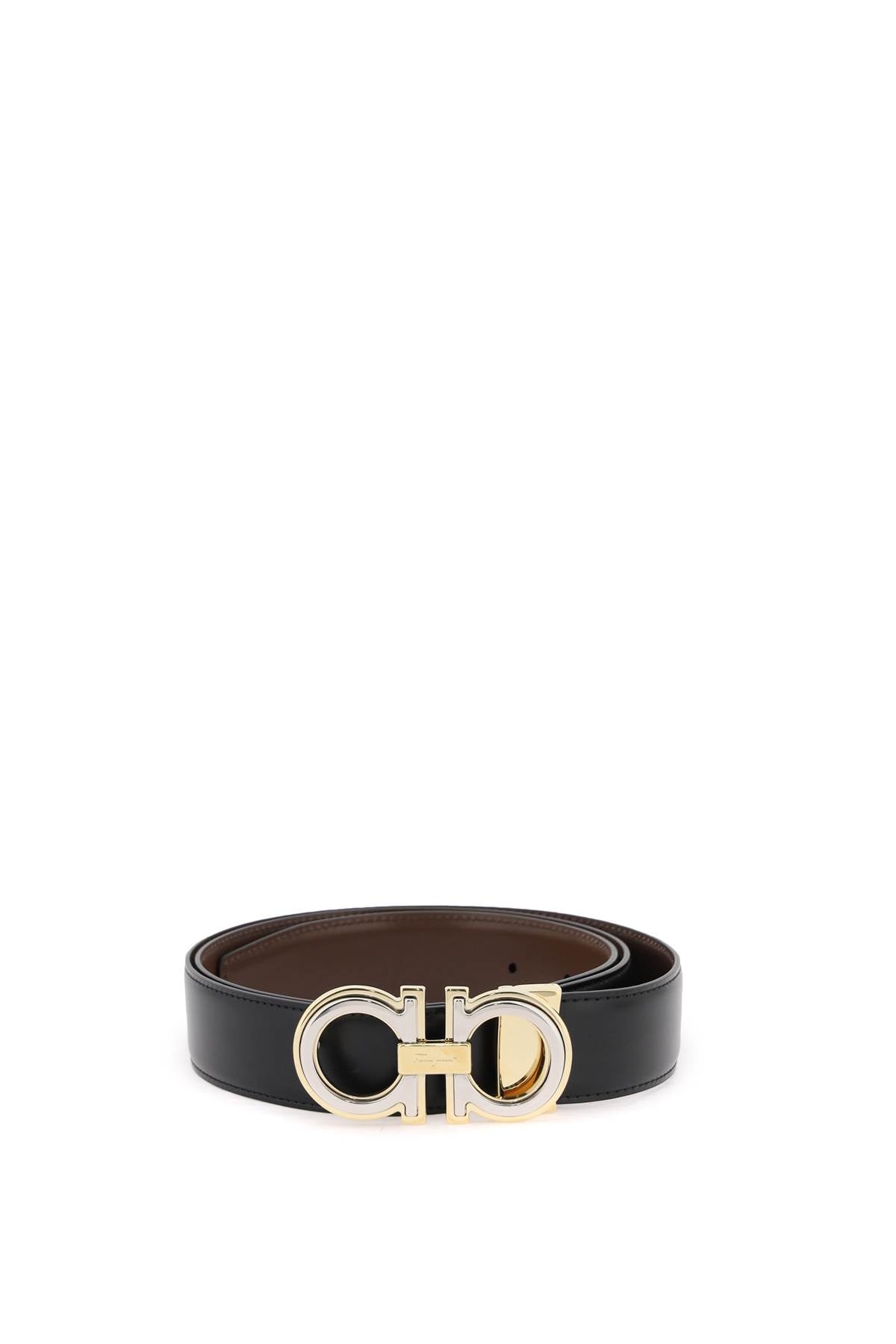 Ferragamo Reversible Gancini Buckle Belt