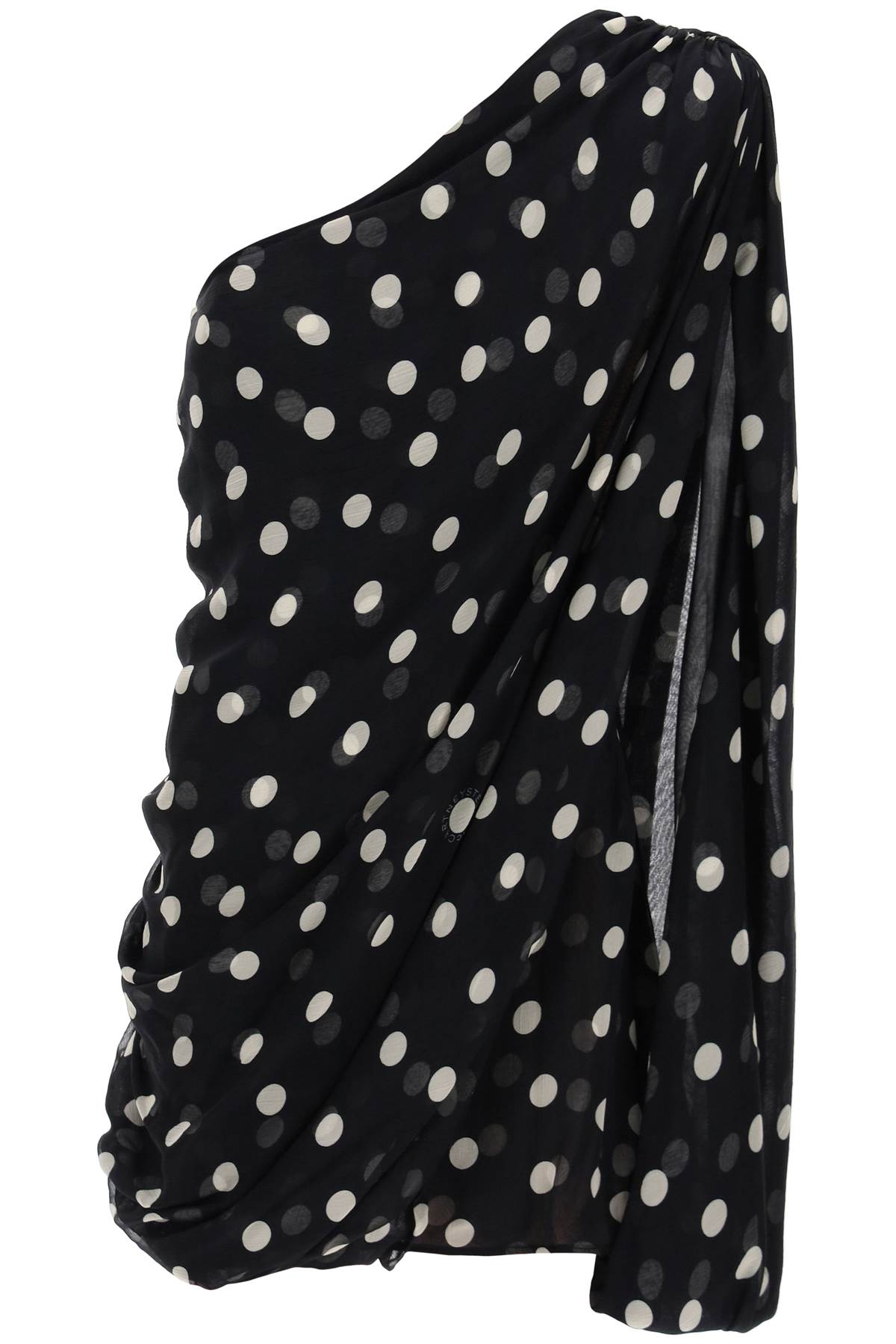 Stella Mccartney Silk Polka Dot Mini Dress