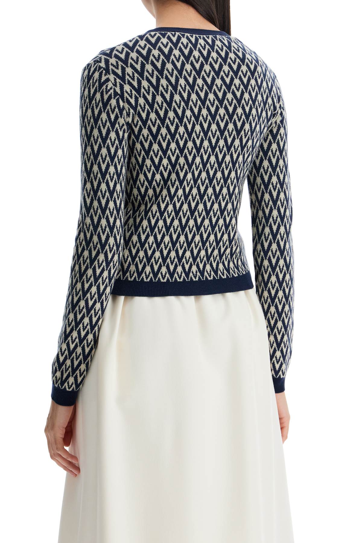 Valentino Garavani Ida  Jacquard Wool Toute La