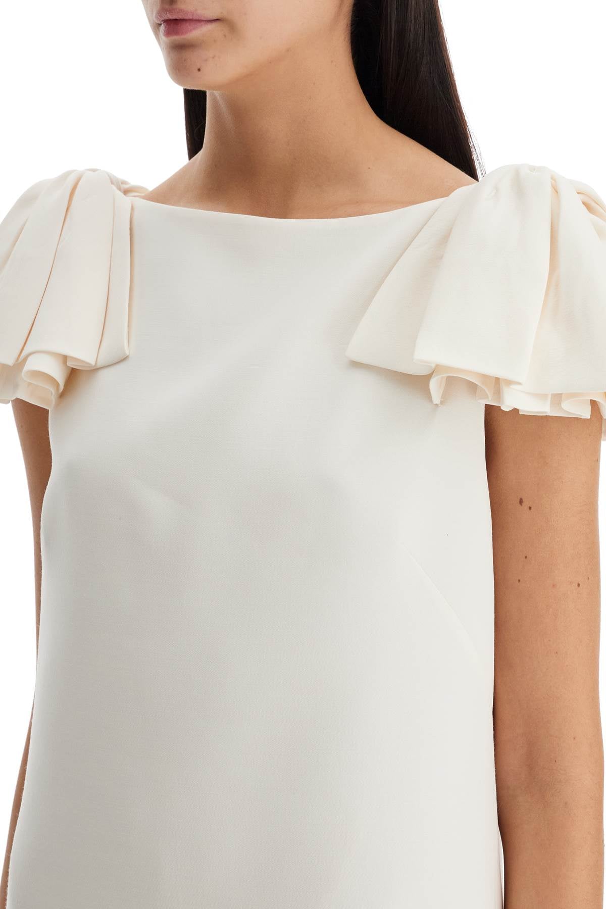 Valentino Garavani Mini Crepe Couture Dress With Bows