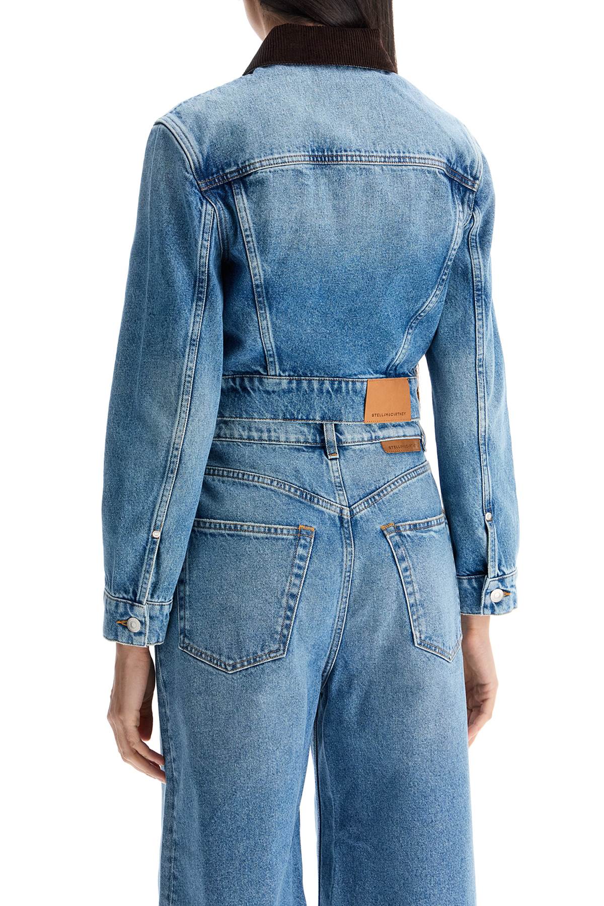 Stella Mccartney Cropped Denim Jacket For Women