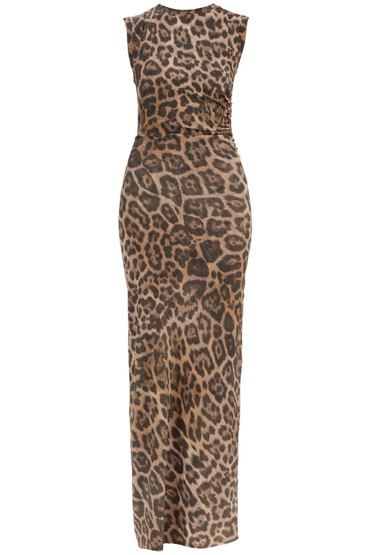 Stella Mccartney Animal Print Sleeveless Maxi Dress In