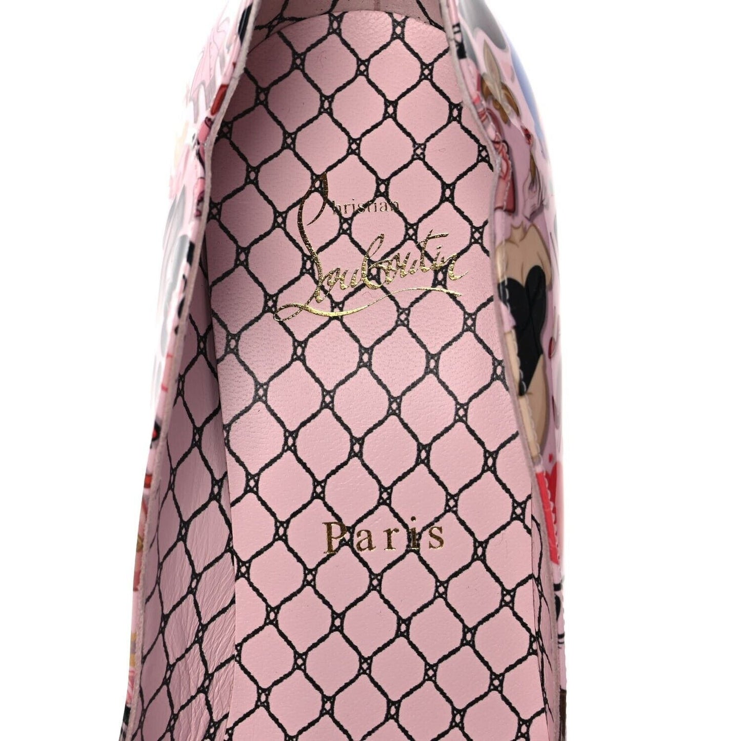Christian Louboutin Hot Chick Dr Bored Limited Edition Pink Multi Pumps 37.5