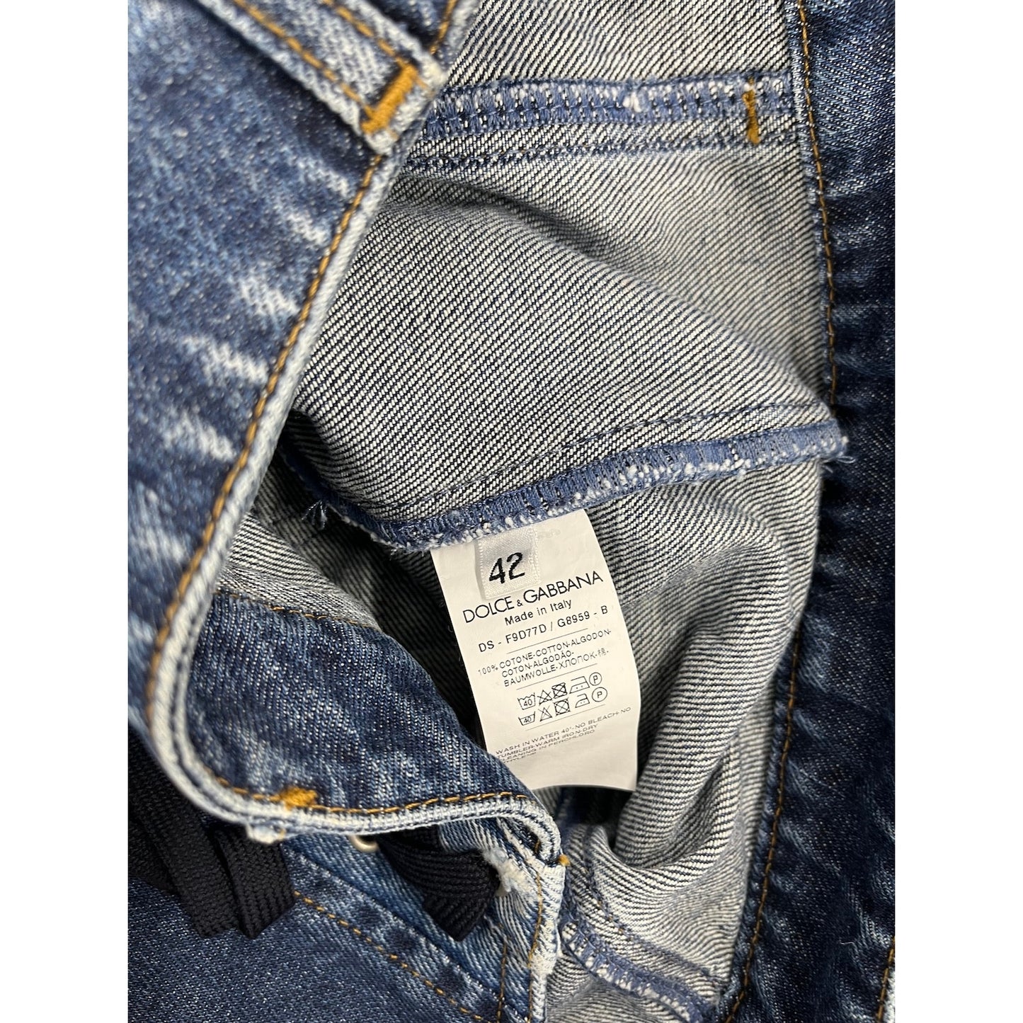 NWT Dolce & Gabbana Cropped Blue Denim Patchwork Jean Jacket IT 40 S