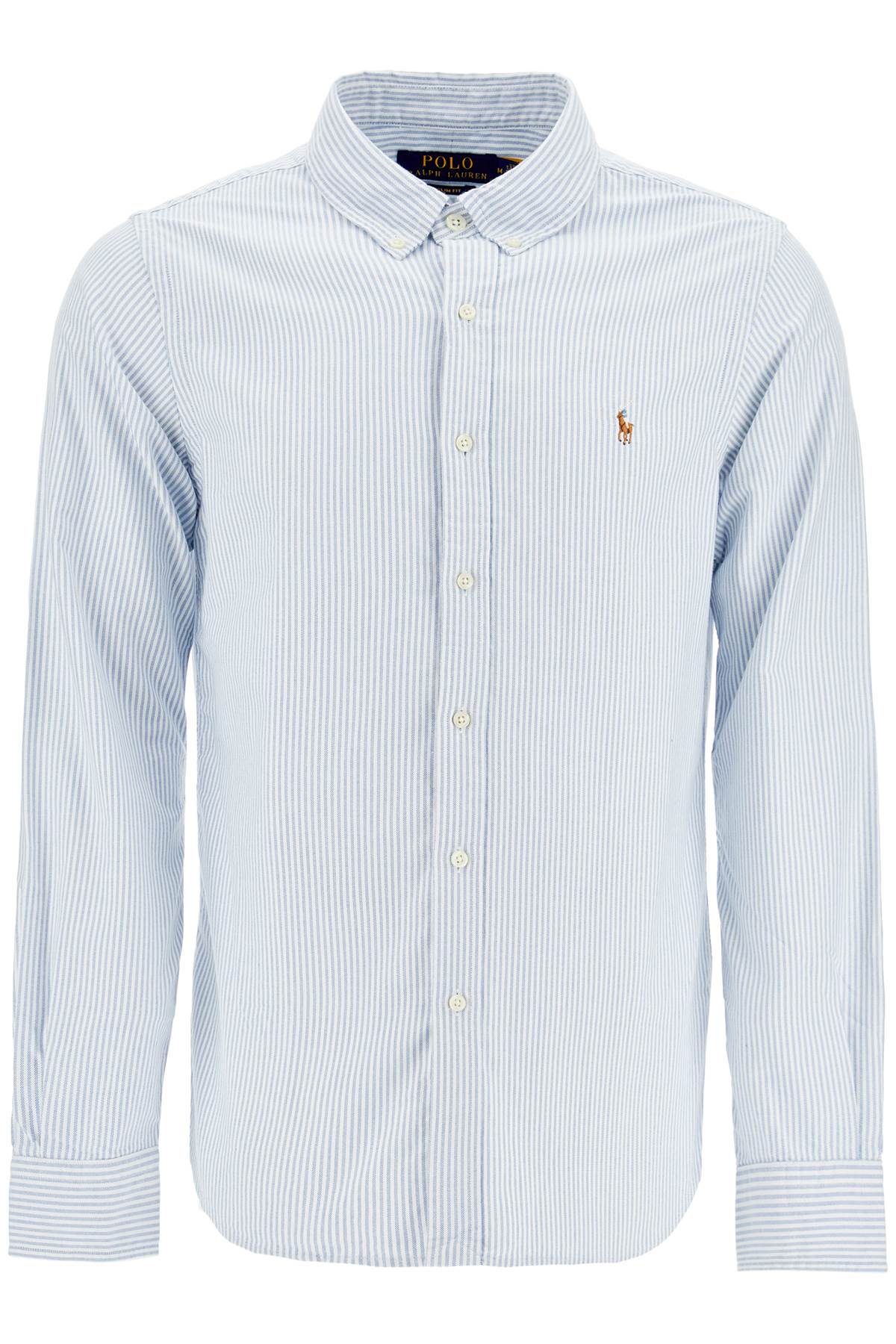 Polo Ralph Lauren Slim Fit Shirt In Striped Oxford Cotton