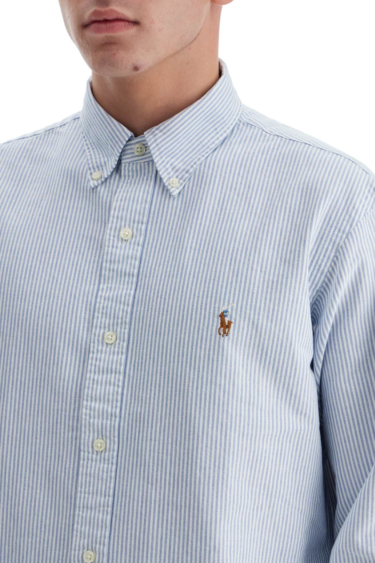 Polo Ralph Lauren Striped Oxford Custom Fit Shirt