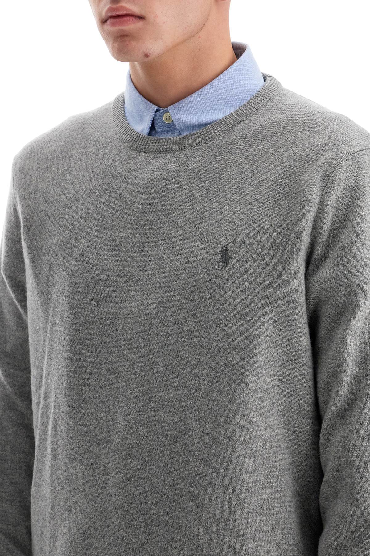 Polo Ralph Lauren Wool Pullover With Pony Embroidery