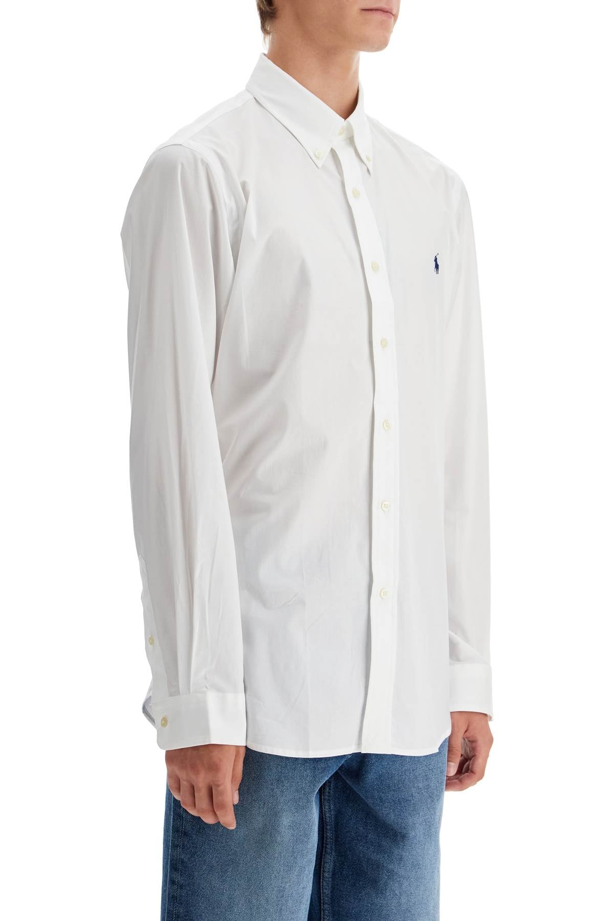 Polo Ralph Lauren Stretch Poplin Shirt For Men