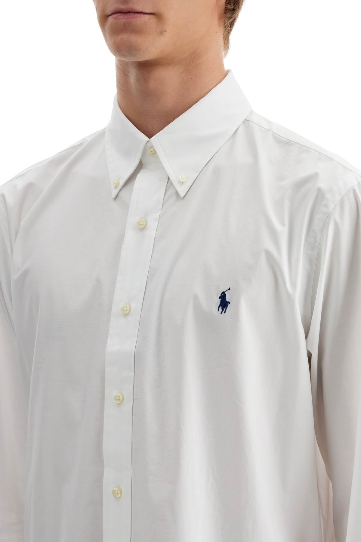 Polo Ralph Lauren Stretch Poplin Shirt For Men