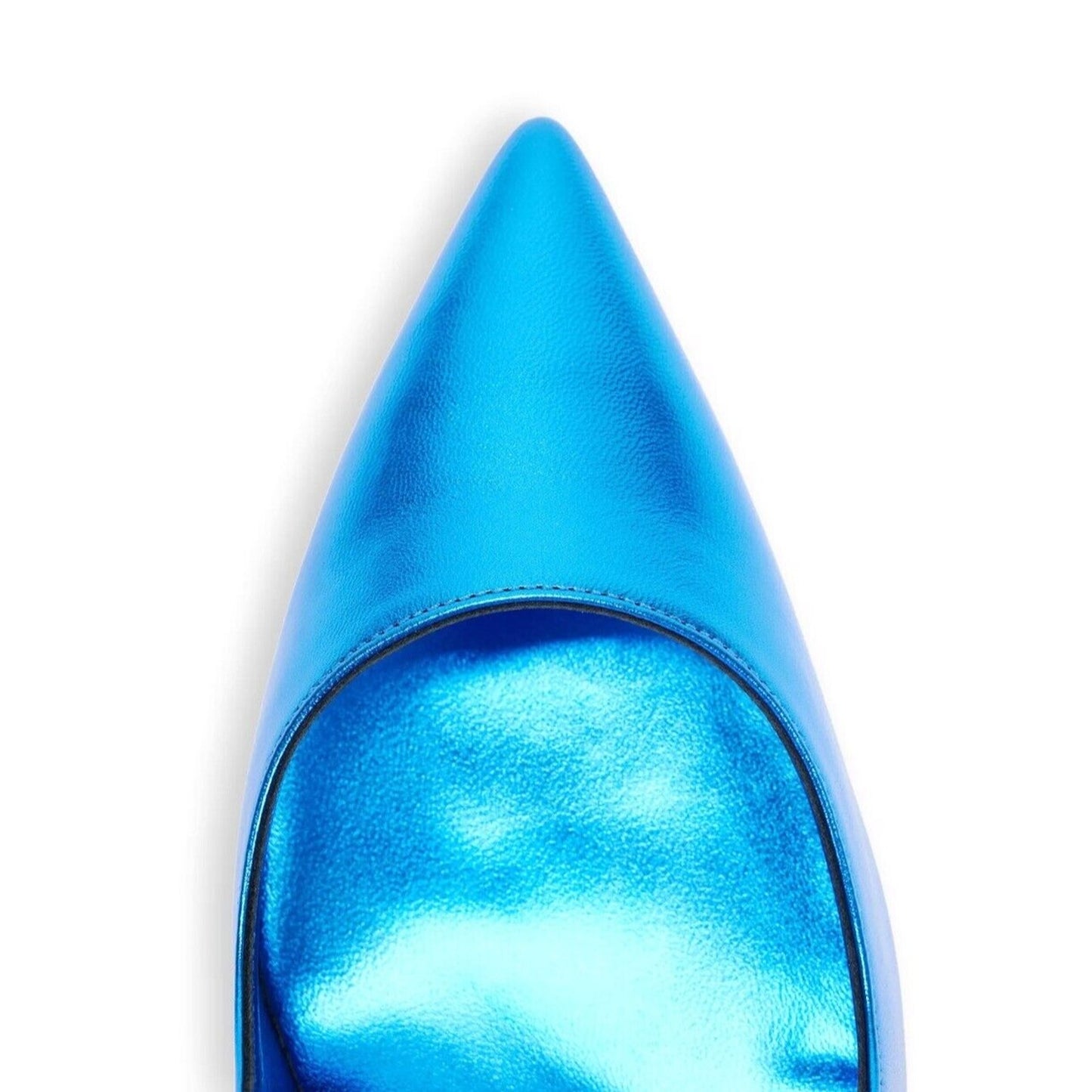 Christian Louboutin So Kate 120 pointed toe Metallic Blue pumps 37