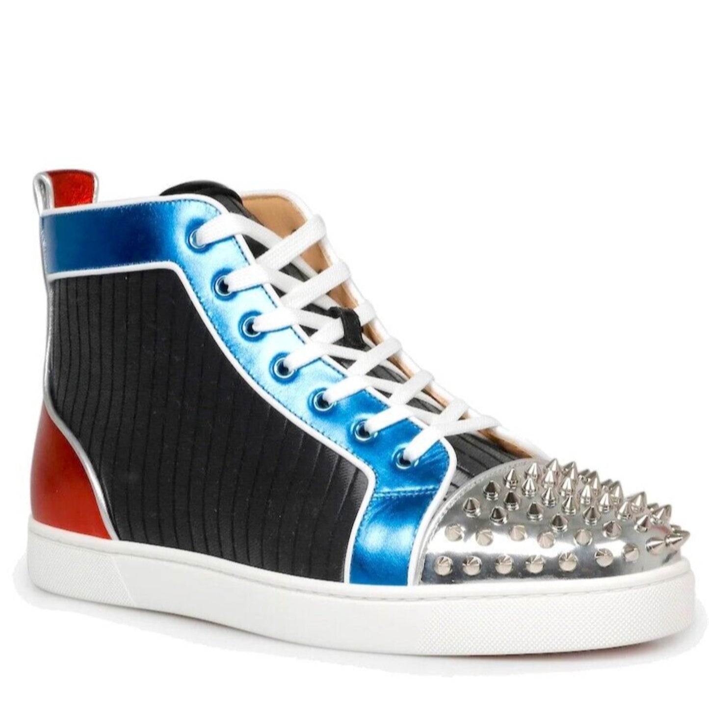 Christian Louboutin Lou spikes Louis Limited edition Hi-Top Sneakers Blue