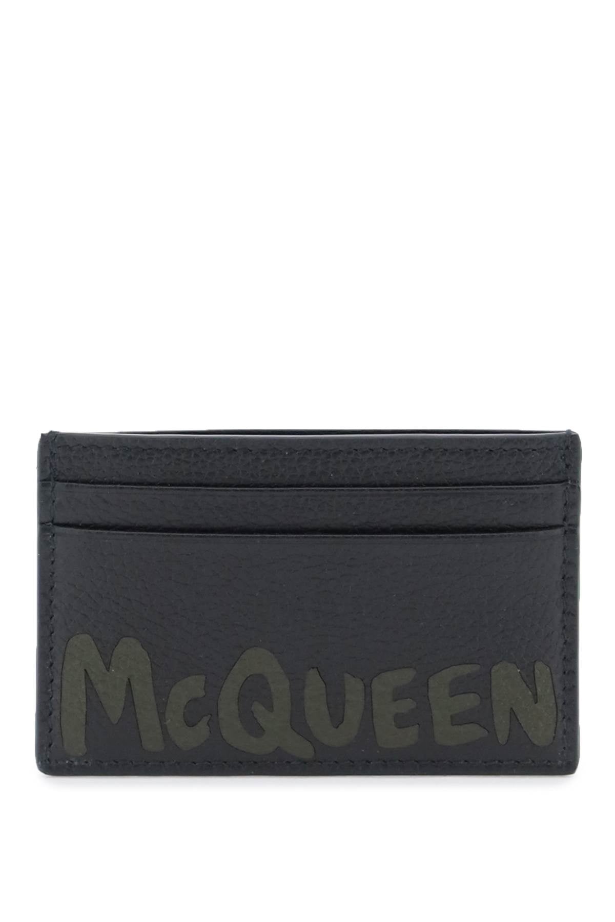 Alexander Mcqueen Graffiti Cardholder