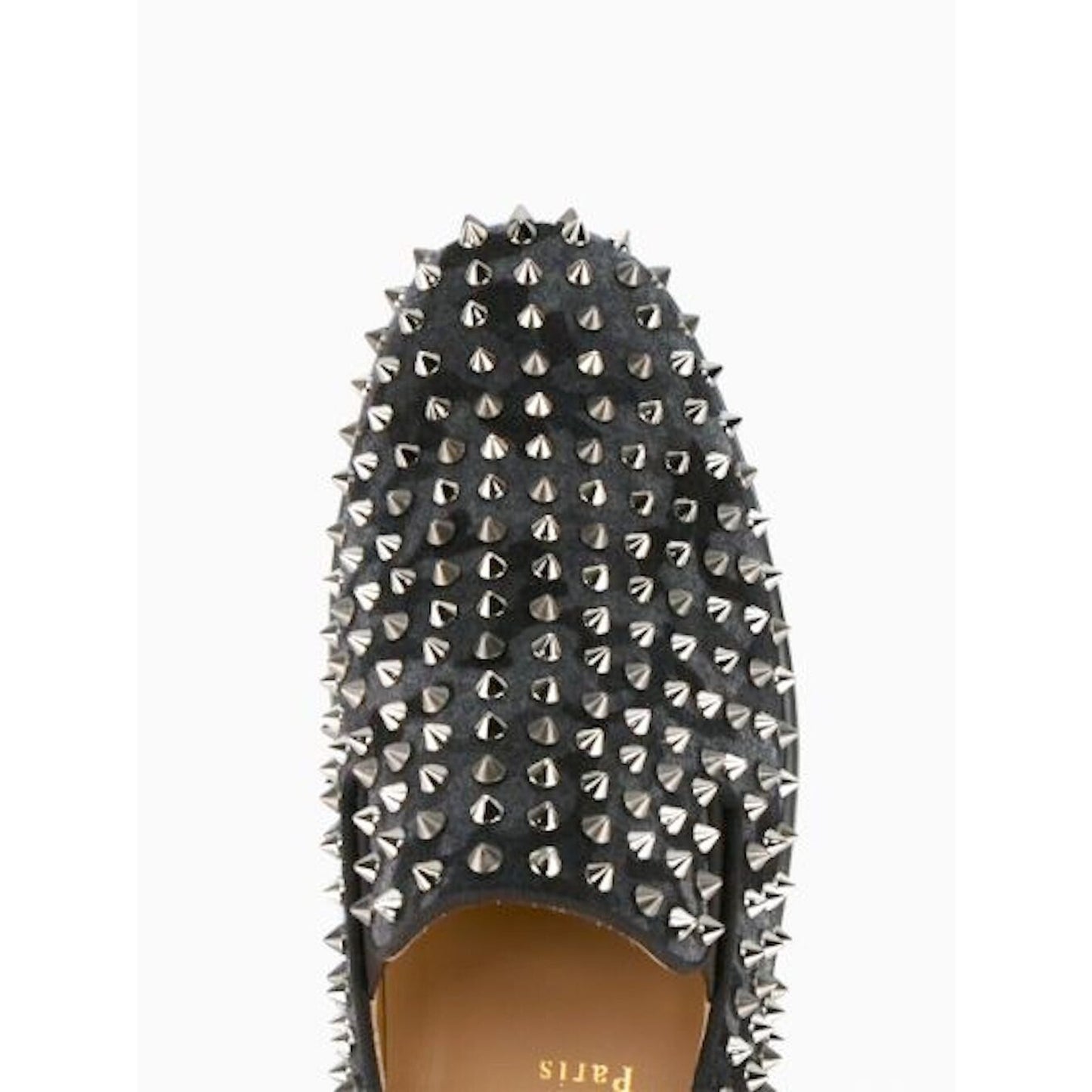 Christian Louboutin Roller Boat Flat camouflage print studded Sneakers Blue