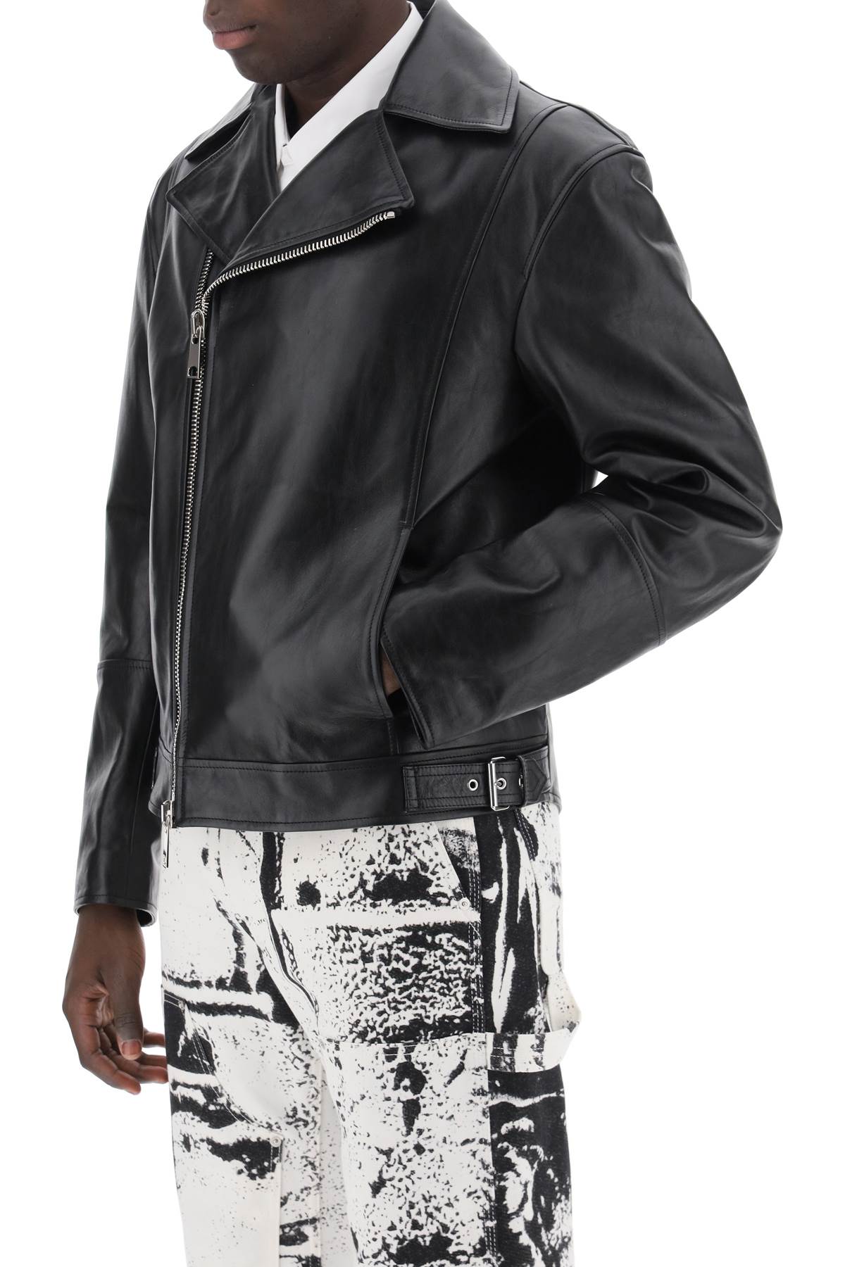 ALEXANDER MCQUEEN Giacca Biker In Nappa