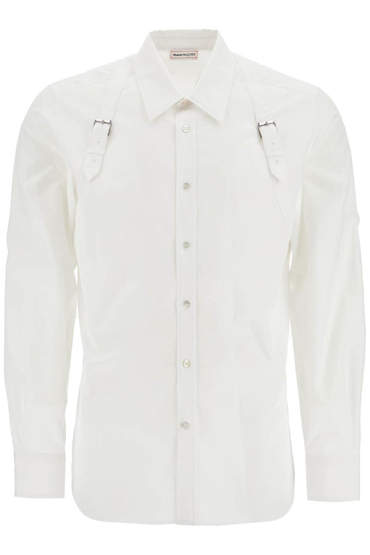 Alexander Mcqueen Poplin Harness Shirt For Men