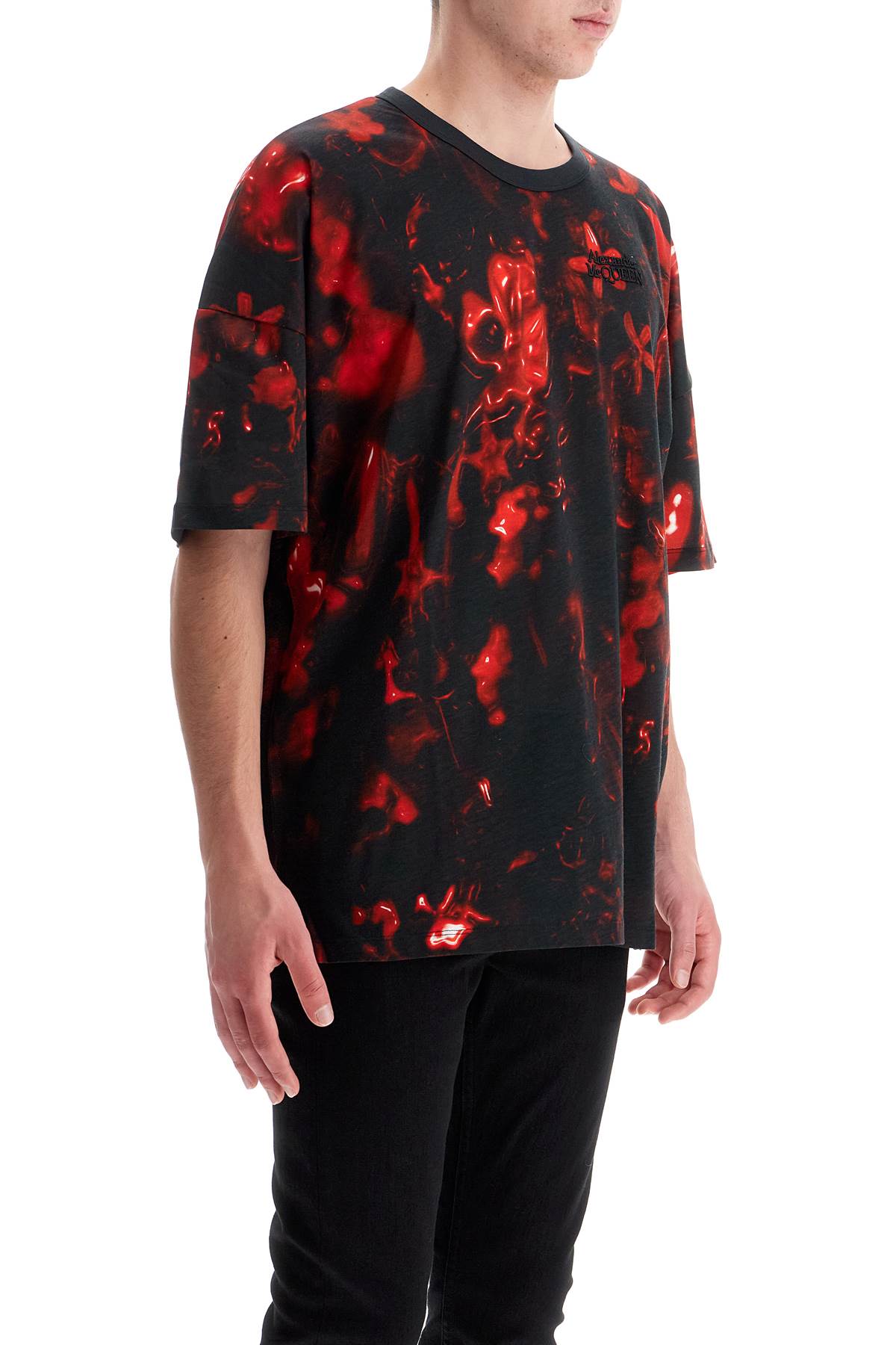 Alexander Mcqueen Oversized Printed T