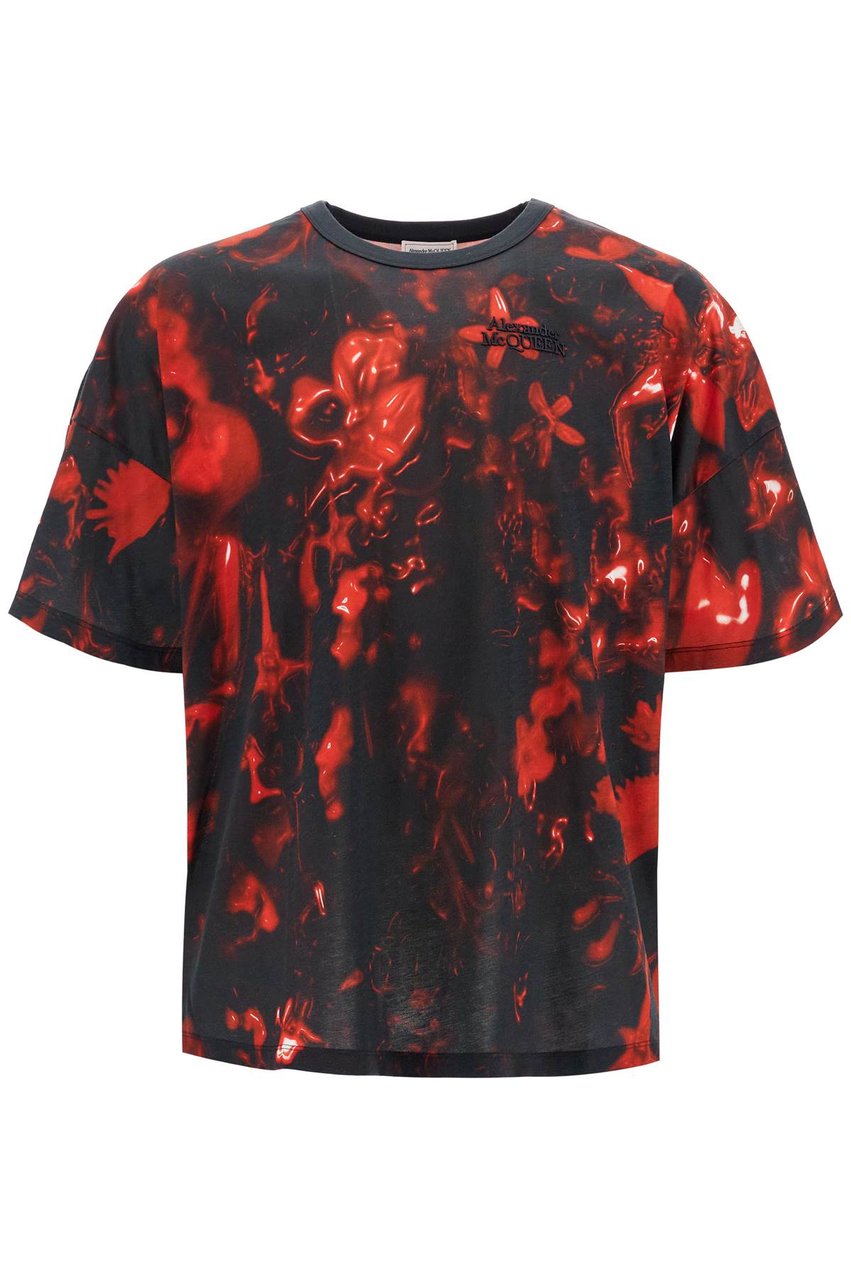 Alexander Mcqueen Oversized Printed T