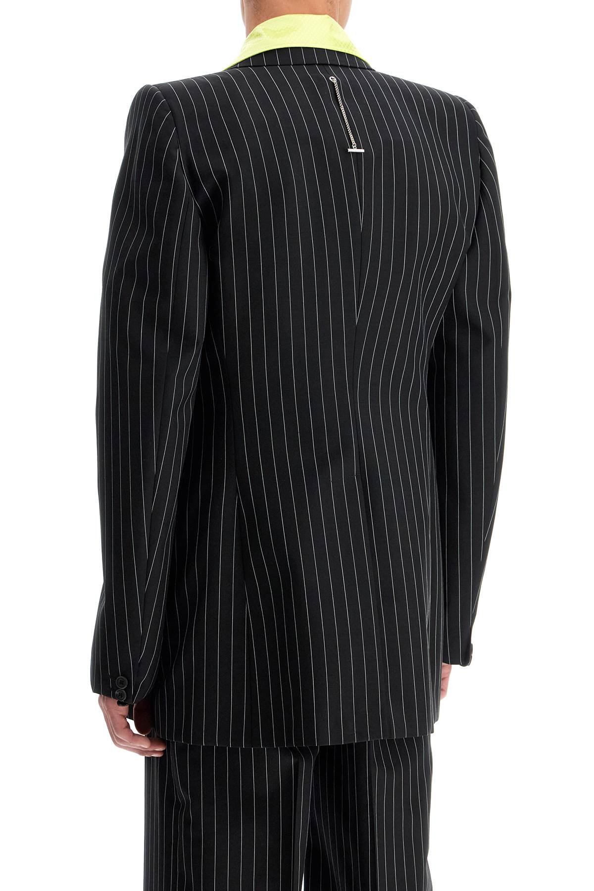 Alexander Mcqueen Striped Jacket With Voluminous