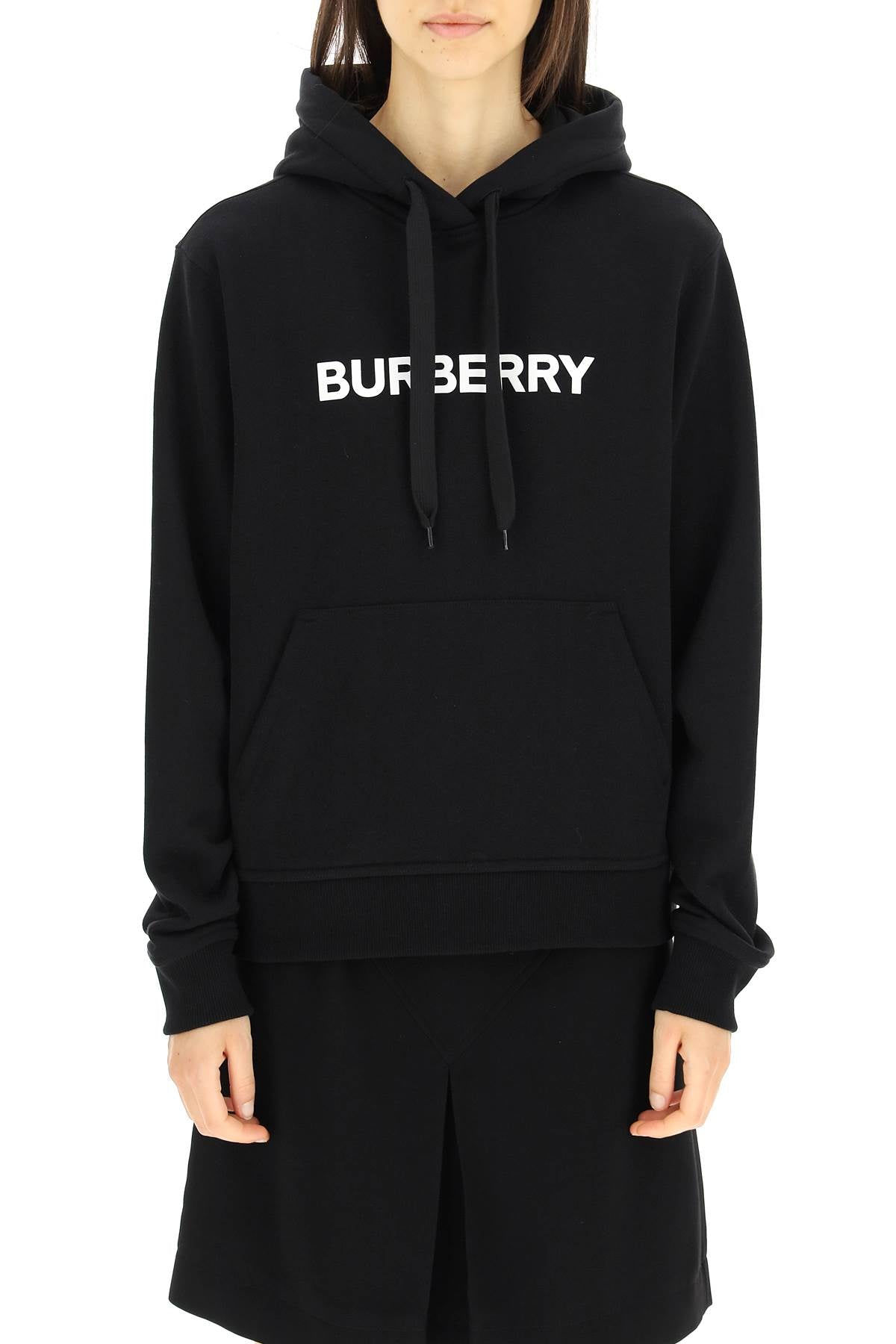 Burberry Poulter Hoodie With Logo Print