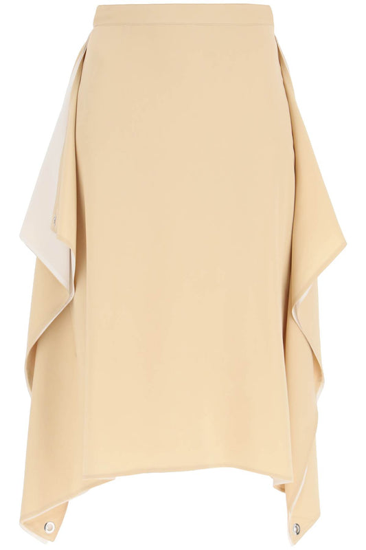 Burberry Thea Silk Midi Skirt