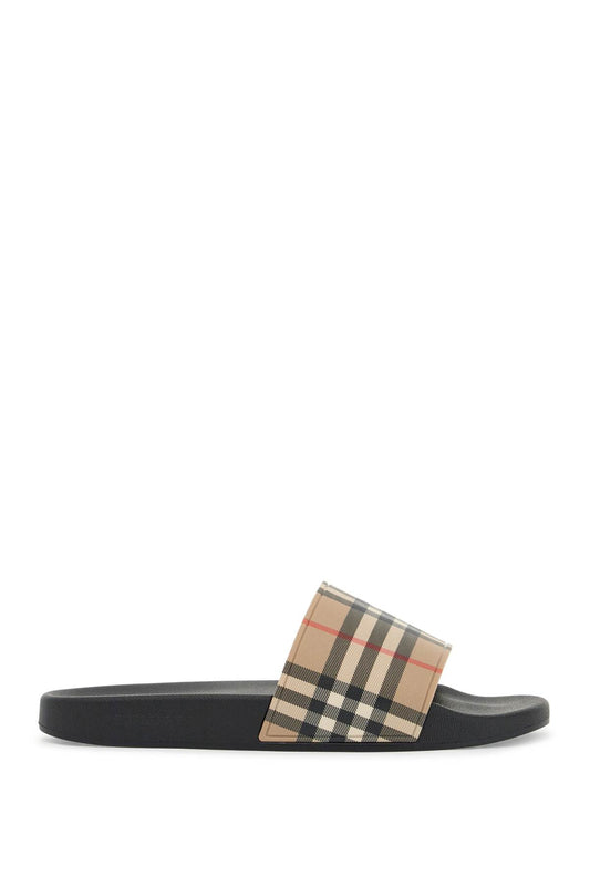 Burberry Tartan Rubber Slides